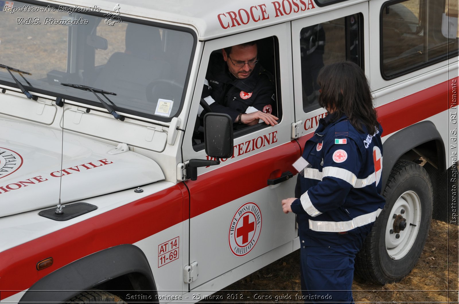 Settimo torinese - 25 marzo 2012 - Corso guida fuoristrada - Croce Rossa Italiana - Ispettorato Regionale Volontari del Soccorso Piemonte