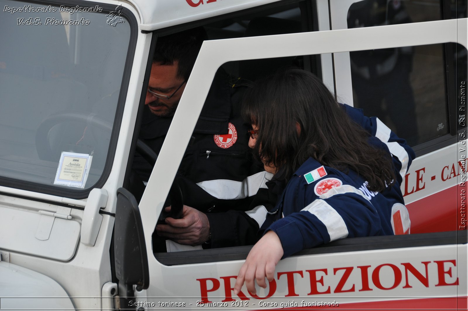 Settimo torinese - 25 marzo 2012 - Corso guida fuoristrada - Croce Rossa Italiana - Ispettorato Regionale Volontari del Soccorso Piemonte