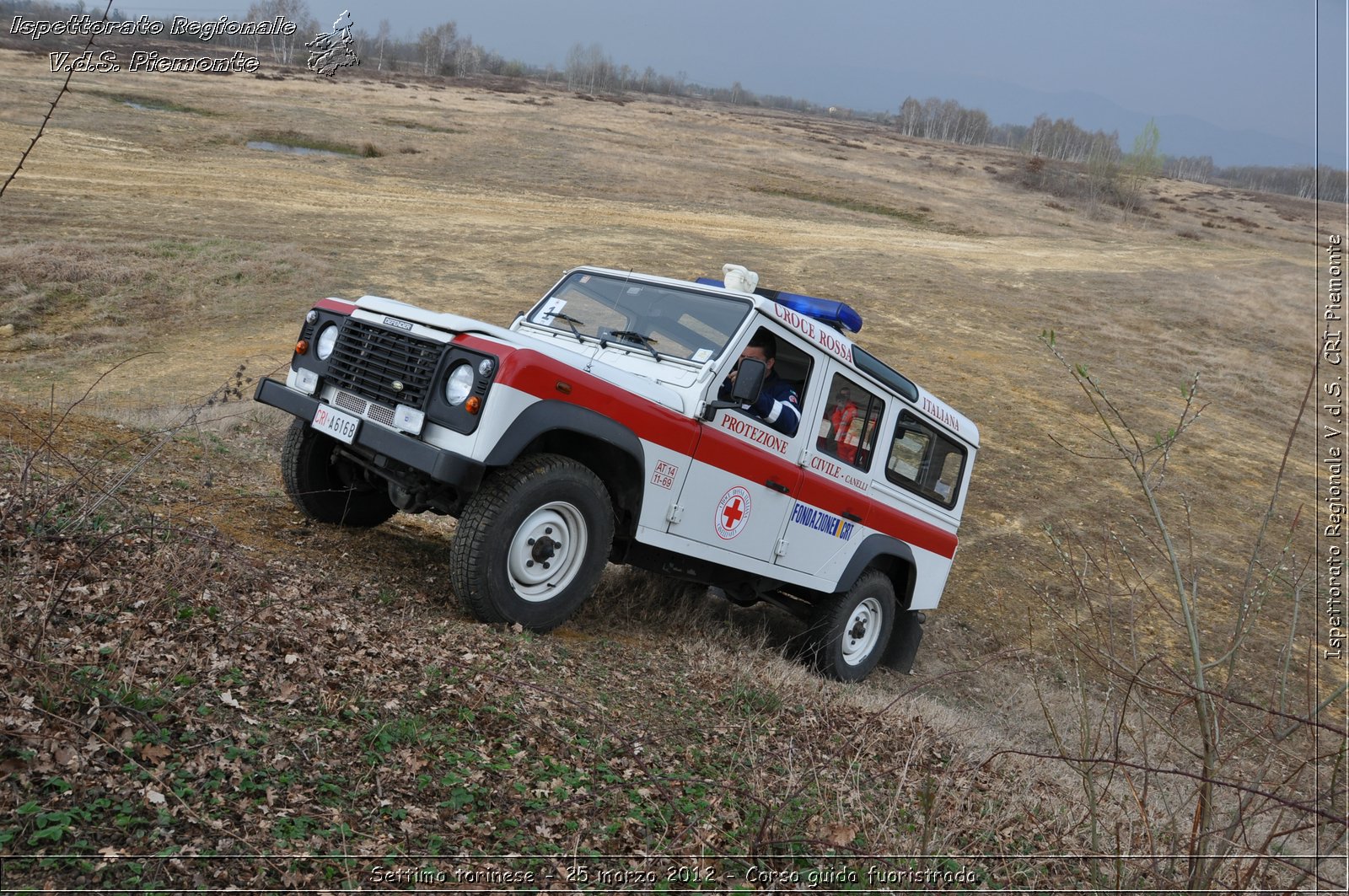 Settimo torinese - 25 marzo 2012 - Corso guida fuoristrada - Croce Rossa Italiana - Ispettorato Regionale Volontari del Soccorso Piemonte