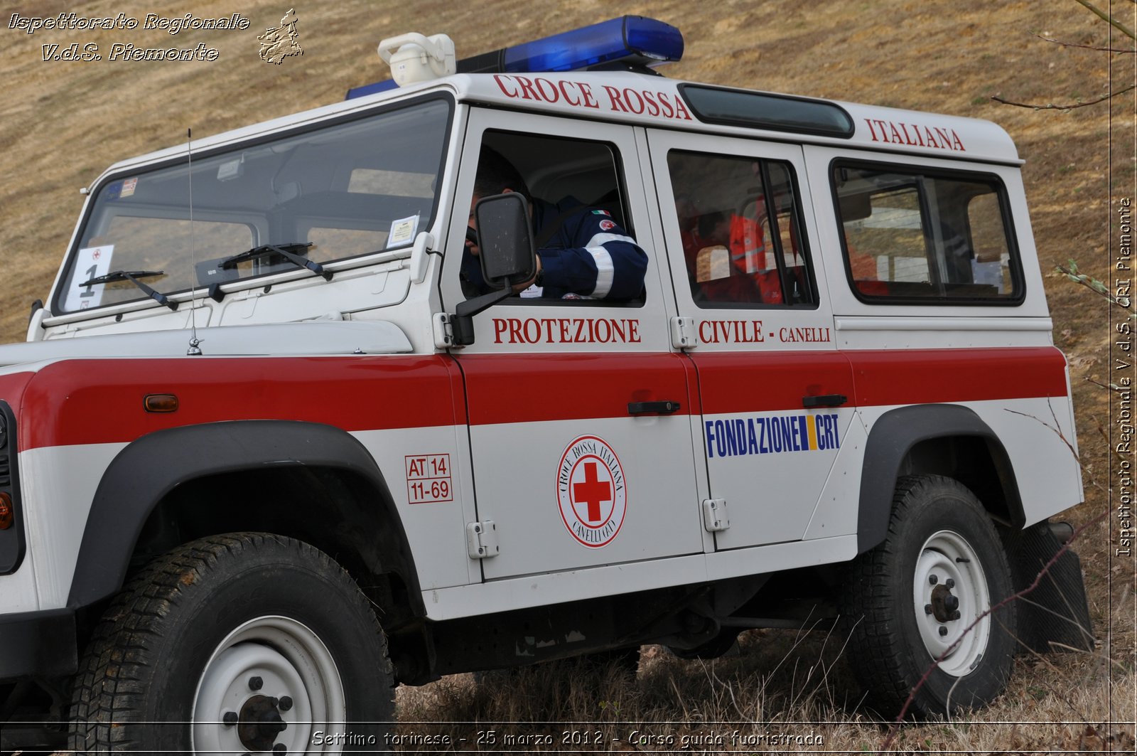 Settimo torinese - 25 marzo 2012 - Corso guida fuoristrada - Croce Rossa Italiana - Ispettorato Regionale Volontari del Soccorso Piemonte