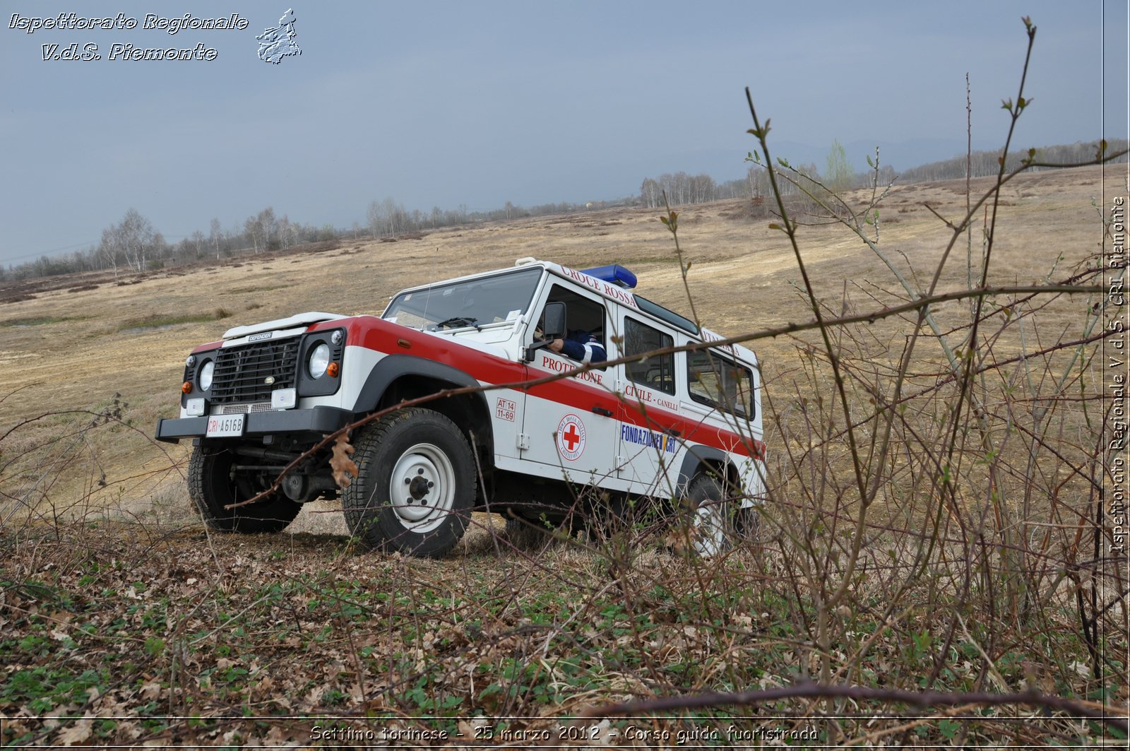 Settimo torinese - 25 marzo 2012 - Corso guida fuoristrada - Croce Rossa Italiana - Ispettorato Regionale Volontari del Soccorso Piemonte