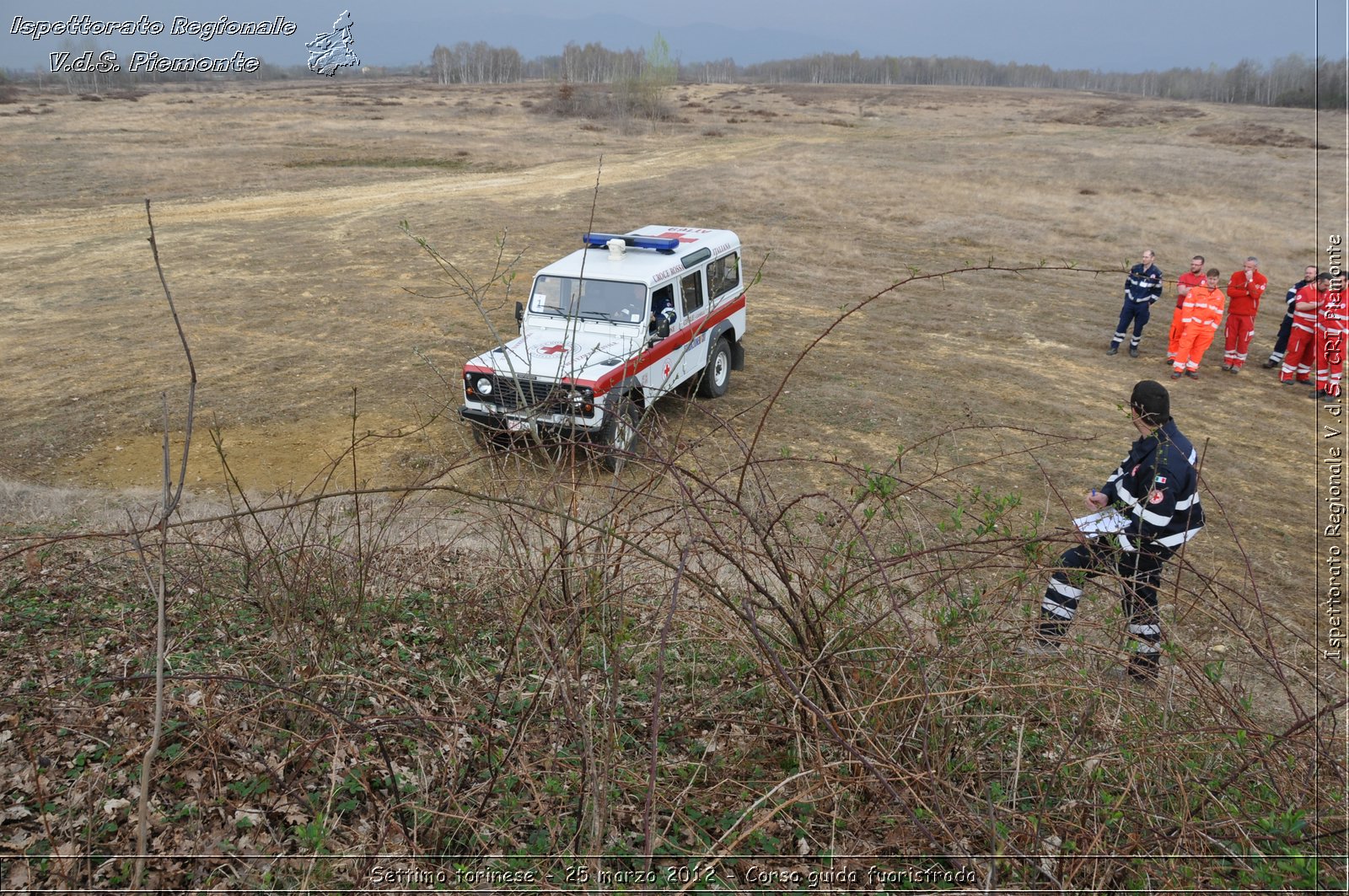 Settimo torinese - 25 marzo 2012 - Corso guida fuoristrada - Croce Rossa Italiana - Ispettorato Regionale Volontari del Soccorso Piemonte