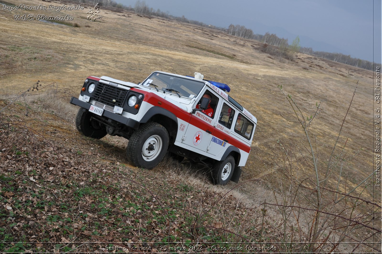 Settimo torinese - 25 marzo 2012 - Corso guida fuoristrada - Croce Rossa Italiana - Ispettorato Regionale Volontari del Soccorso Piemonte