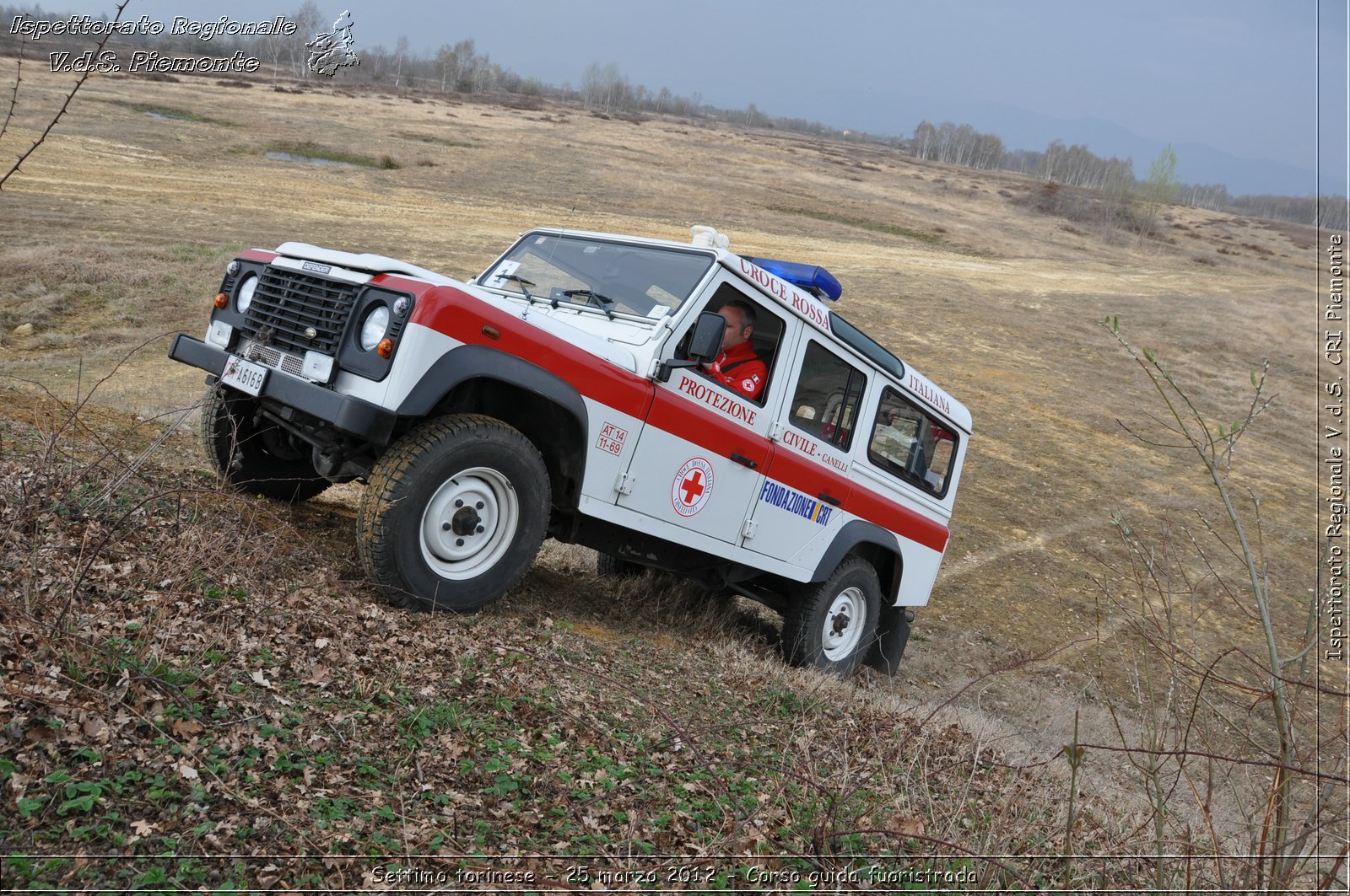 Settimo torinese - 25 marzo 2012 - Corso guida fuoristrada - Croce Rossa Italiana - Ispettorato Regionale Volontari del Soccorso Piemonte