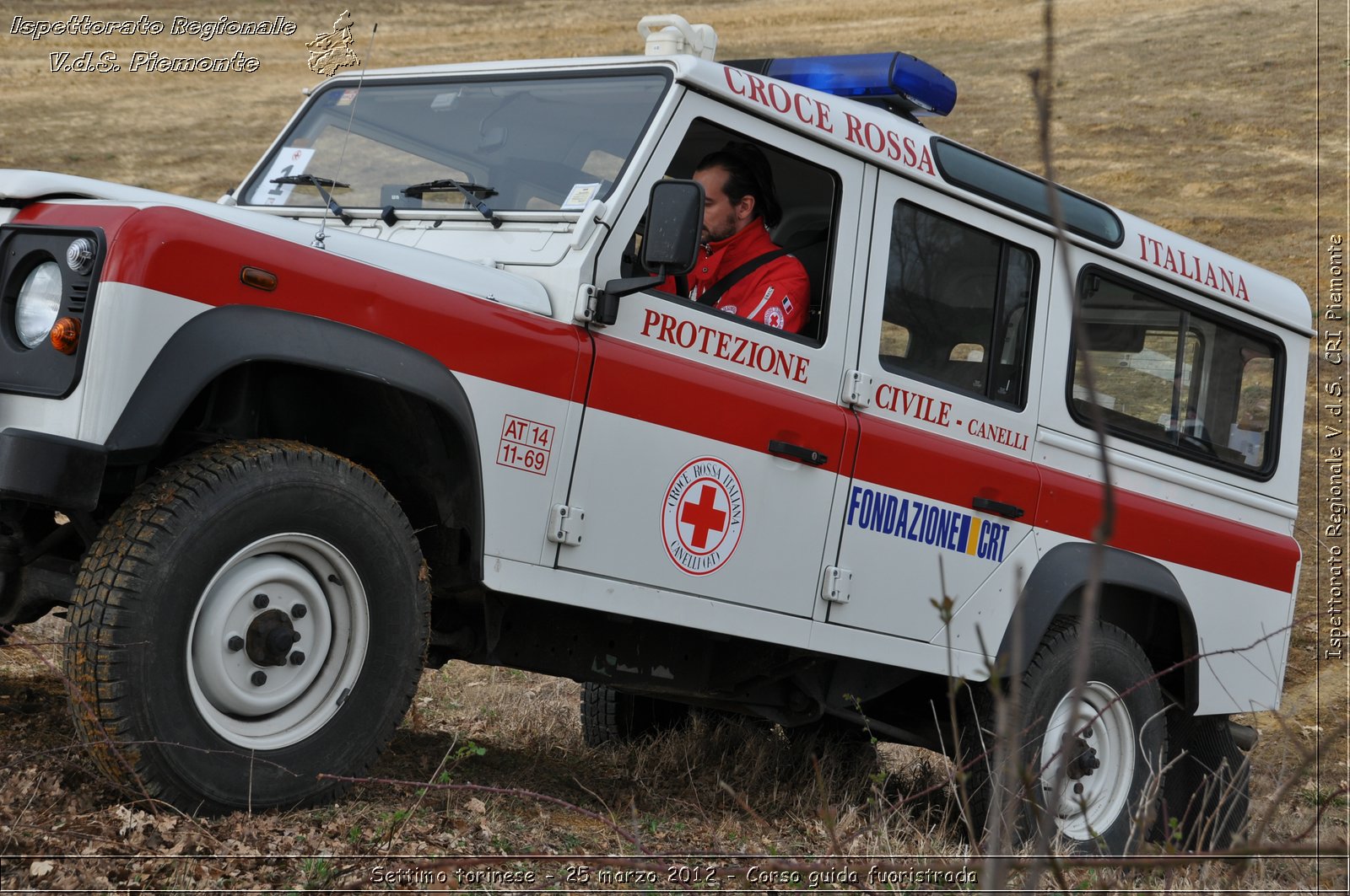 Settimo torinese - 25 marzo 2012 - Corso guida fuoristrada - Croce Rossa Italiana - Ispettorato Regionale Volontari del Soccorso Piemonte