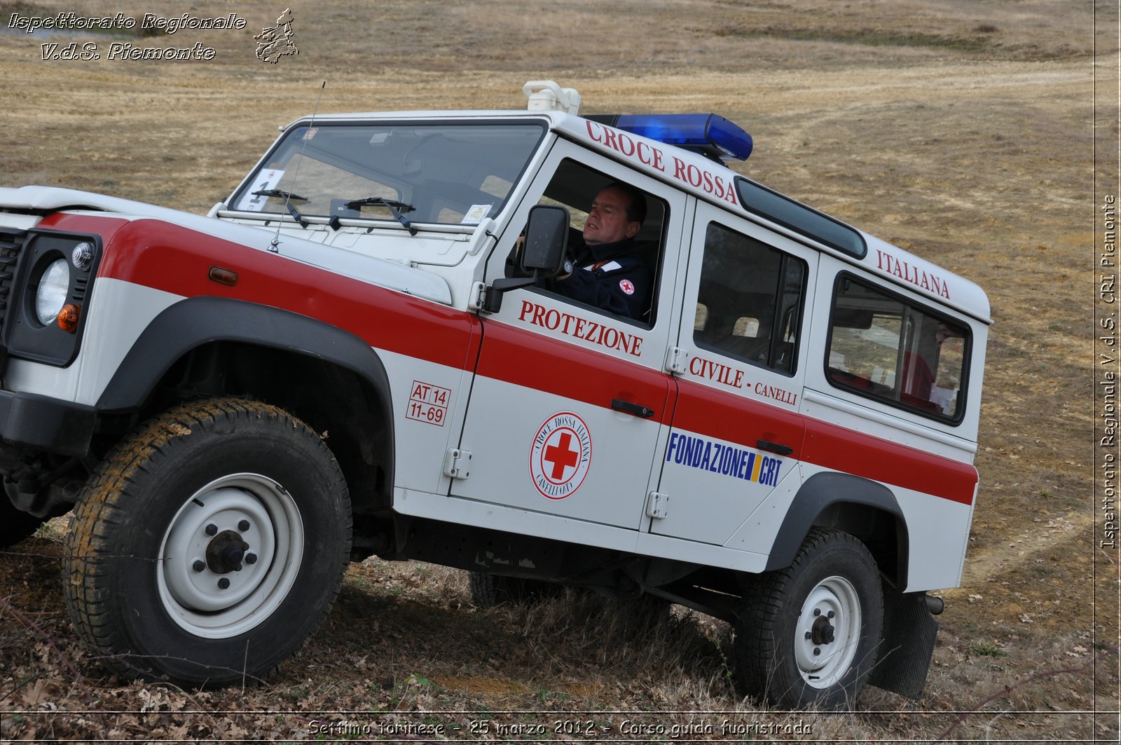 Settimo torinese - 25 marzo 2012 - Corso guida fuoristrada - Croce Rossa Italiana - Ispettorato Regionale Volontari del Soccorso Piemonte