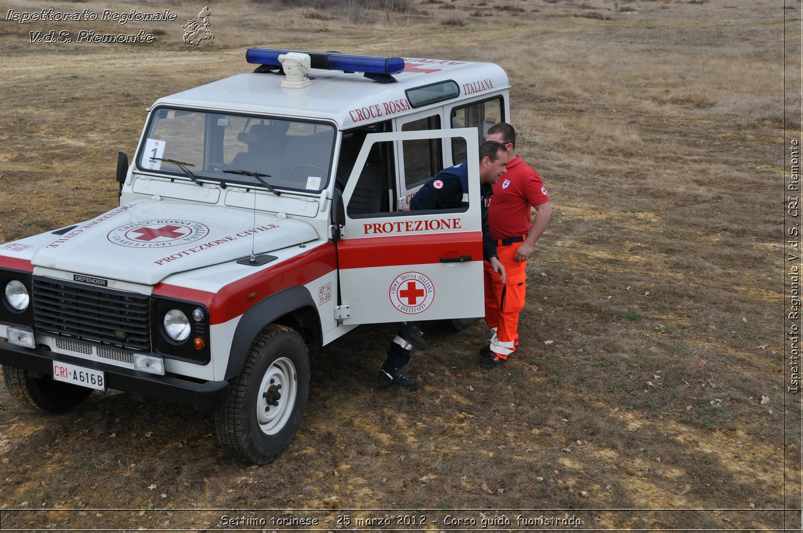 Settimo torinese - 25 marzo 2012 - Corso guida fuoristrada - Croce Rossa Italiana - Ispettorato Regionale Volontari del Soccorso Piemonte