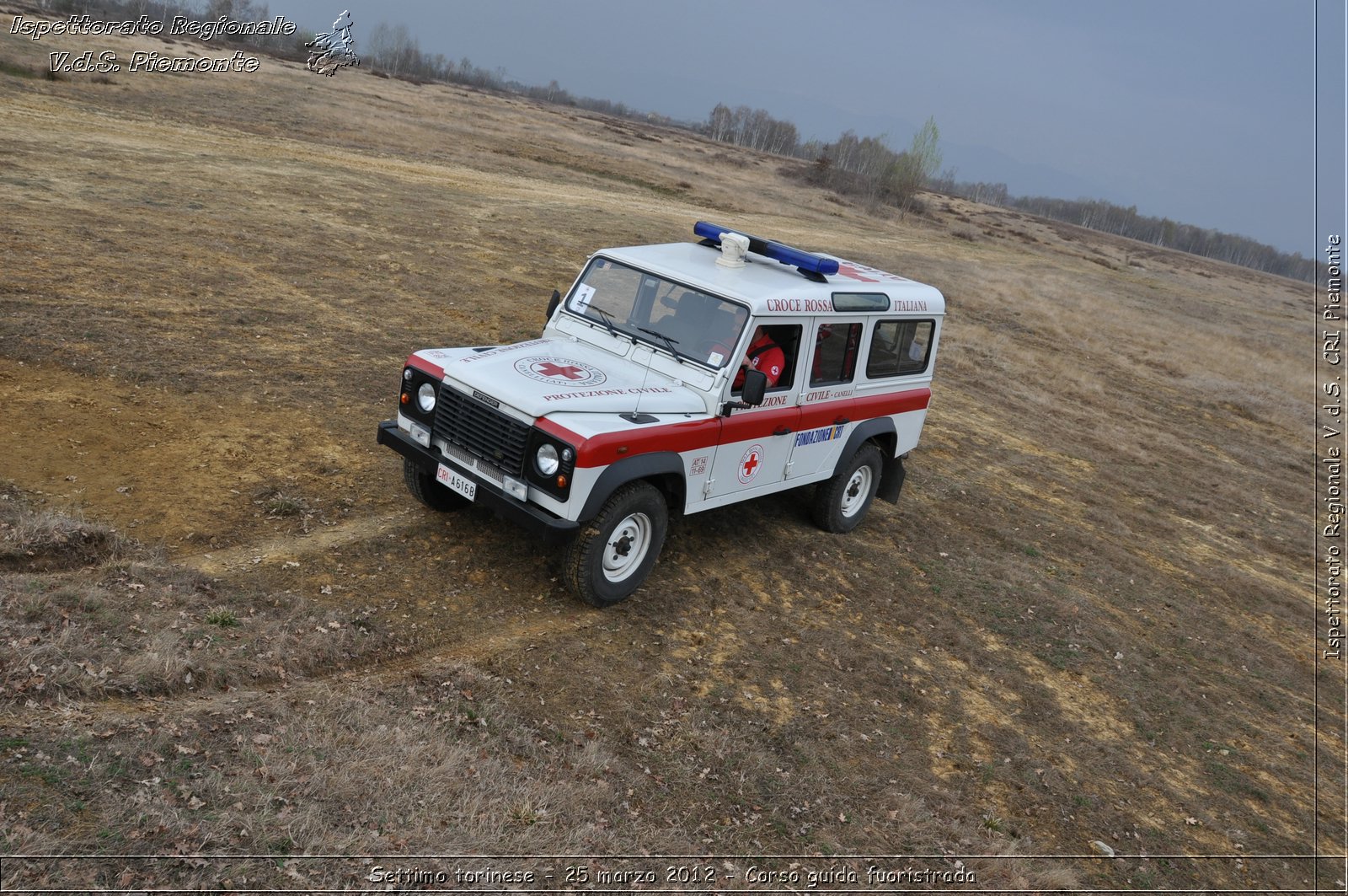 Settimo torinese - 25 marzo 2012 - Corso guida fuoristrada - Croce Rossa Italiana - Ispettorato Regionale Volontari del Soccorso Piemonte