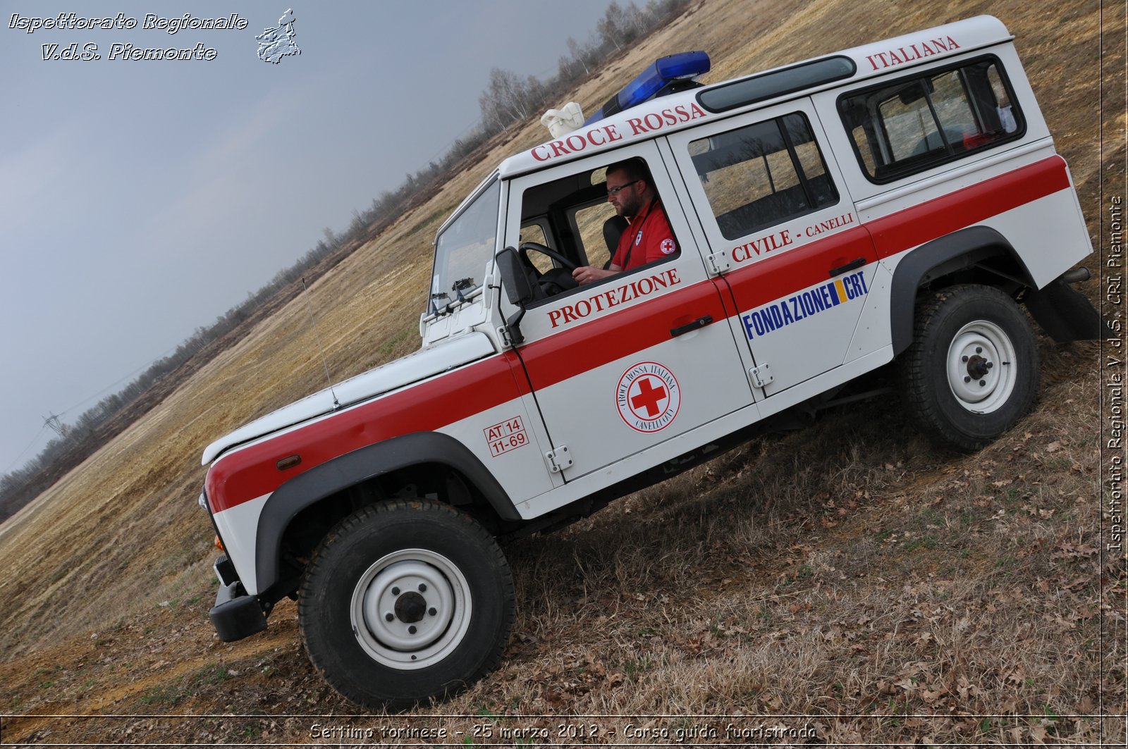 Settimo torinese - 25 marzo 2012 - Corso guida fuoristrada - Croce Rossa Italiana - Ispettorato Regionale Volontari del Soccorso Piemonte