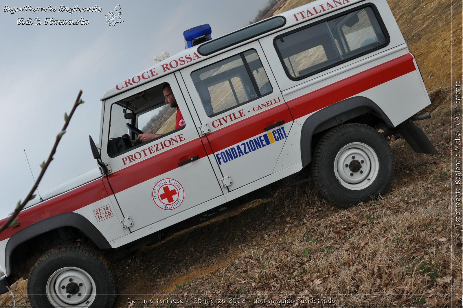 Settimo torinese - 25 marzo 2012 - Corso guida fuoristrada - Croce Rossa Italiana - Ispettorato Regionale Volontari del Soccorso Piemonte