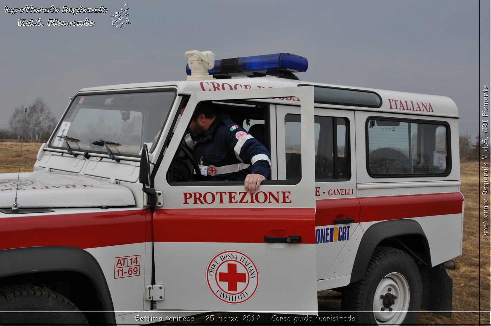 Settimo torinese - 25 marzo 2012 - Corso guida fuoristrada - Croce Rossa Italiana - Ispettorato Regionale Volontari del Soccorso Piemonte