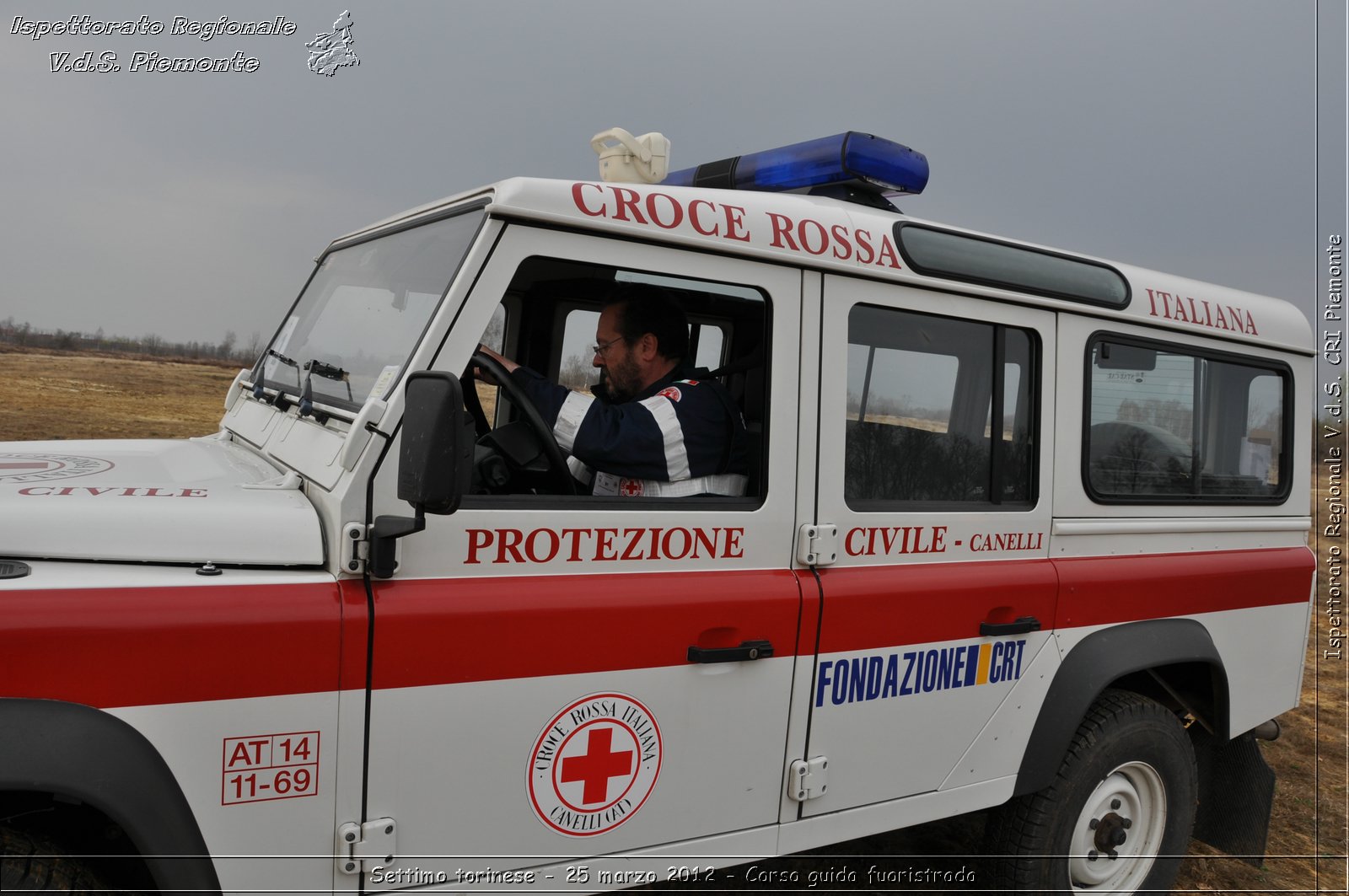 Settimo torinese - 25 marzo 2012 - Corso guida fuoristrada - Croce Rossa Italiana - Ispettorato Regionale Volontari del Soccorso Piemonte