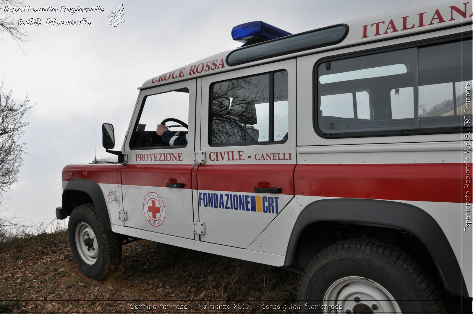 Settimo torinese - 25 marzo 2012 - Corso guida fuoristrada - Croce Rossa Italiana - Ispettorato Regionale Volontari del Soccorso Piemonte