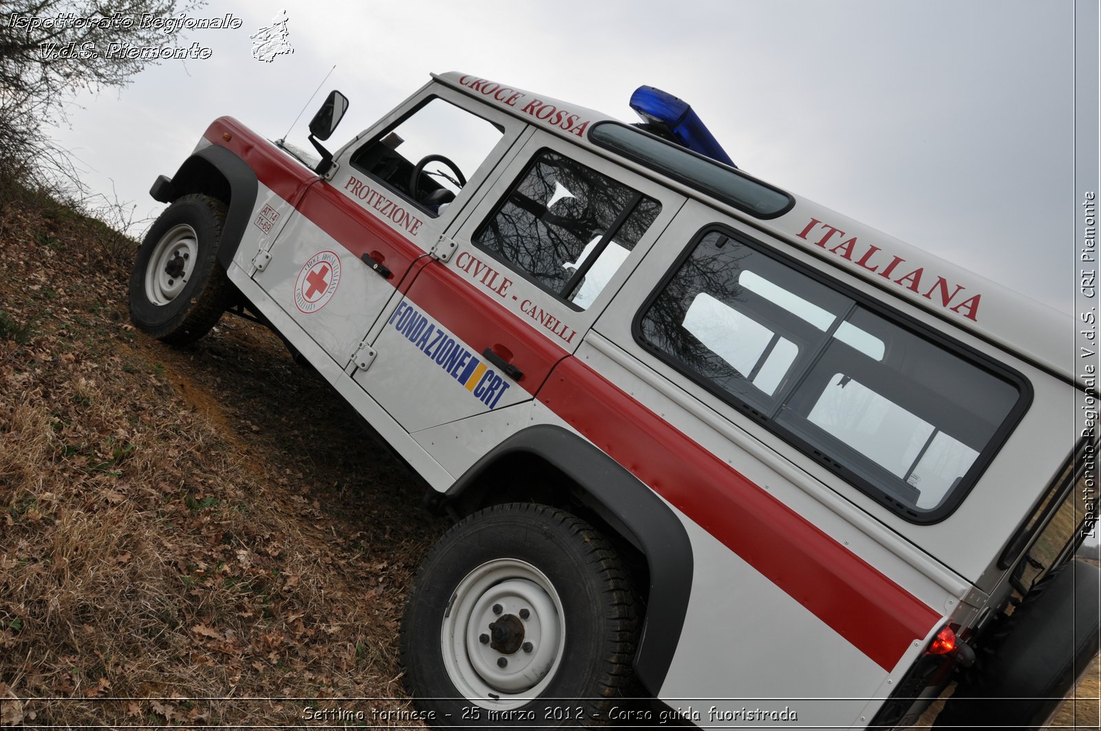 Settimo torinese - 25 marzo 2012 - Corso guida fuoristrada - Croce Rossa Italiana - Ispettorato Regionale Volontari del Soccorso Piemonte