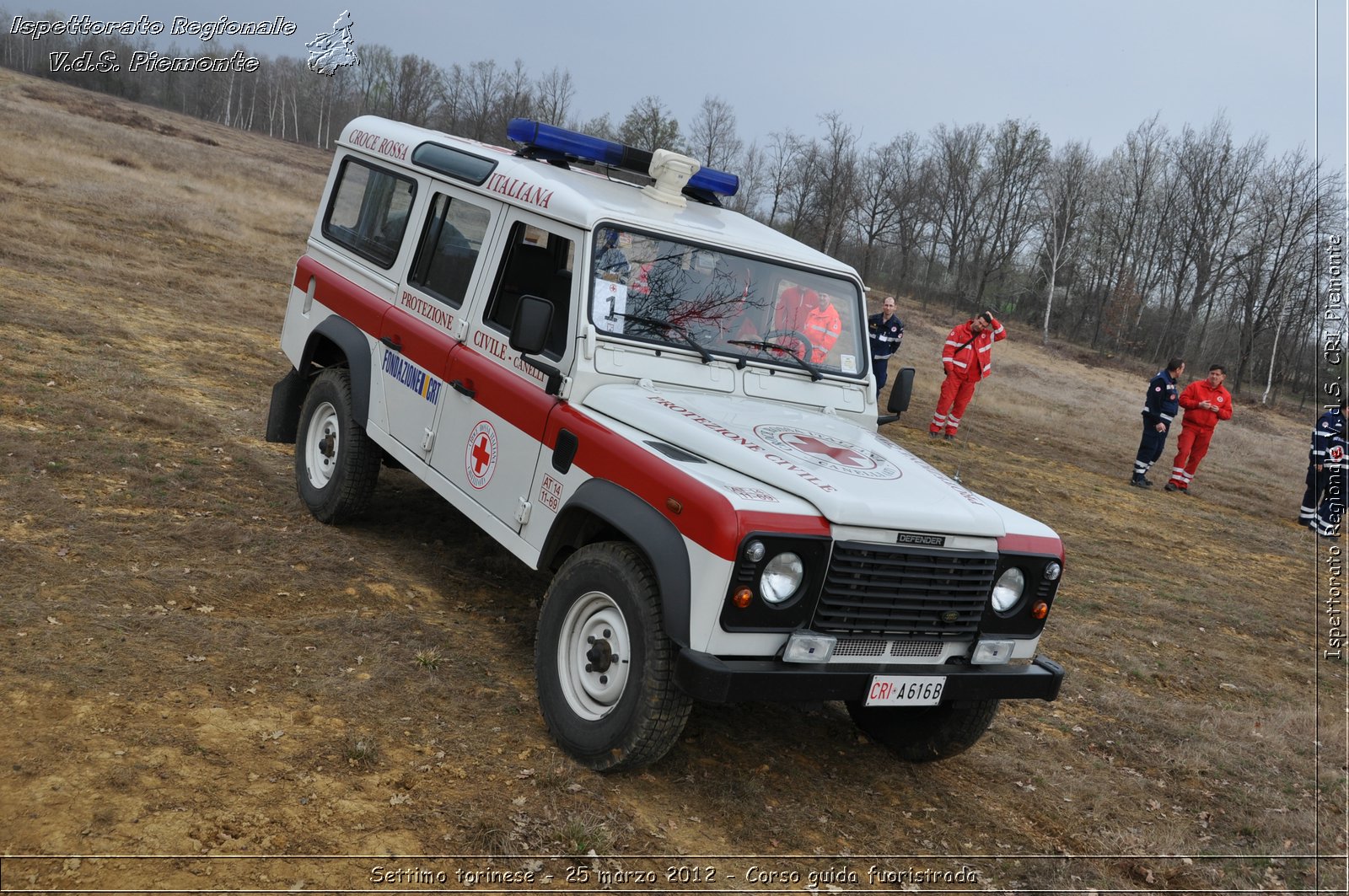 Settimo torinese - 25 marzo 2012 - Corso guida fuoristrada - Croce Rossa Italiana - Ispettorato Regionale Volontari del Soccorso Piemonte