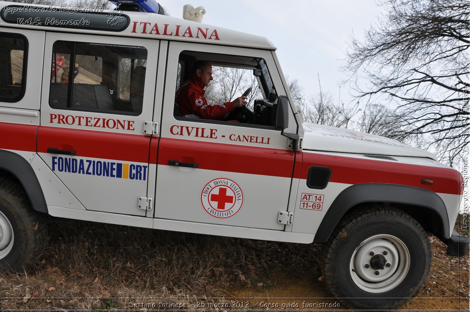 Settimo torinese - 25 marzo 2012 - Corso guida fuoristrada - Croce Rossa Italiana - Ispettorato Regionale Volontari del Soccorso Piemonte