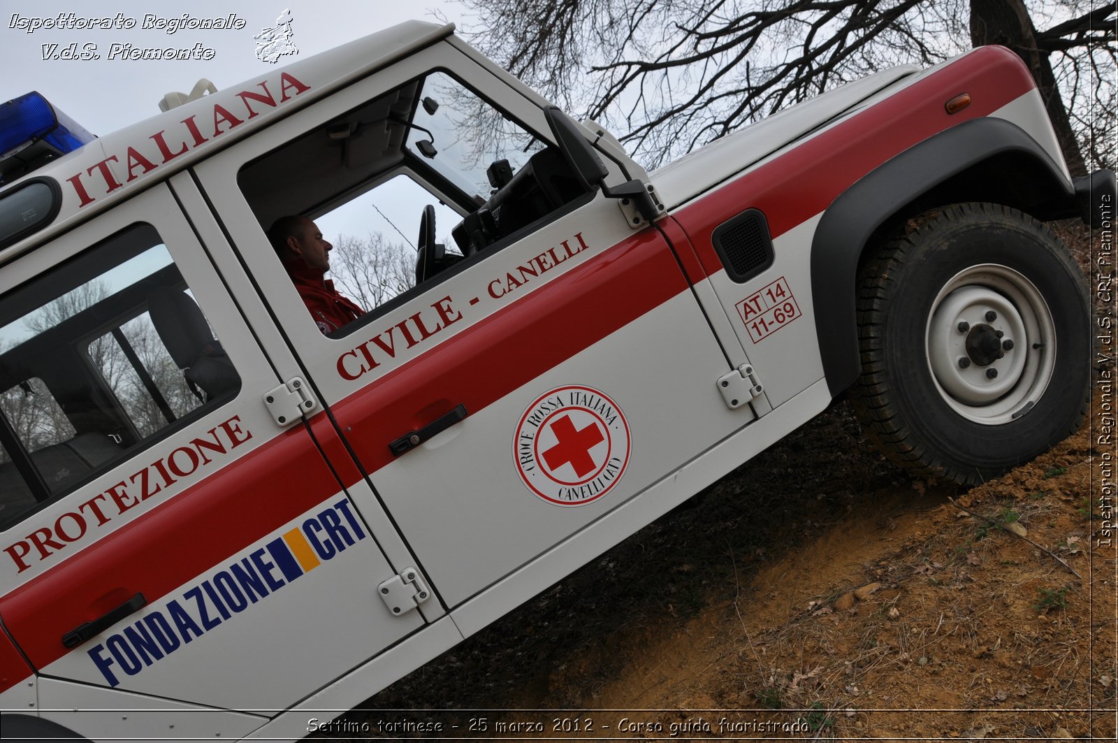 Settimo torinese - 25 marzo 2012 - Corso guida fuoristrada - Croce Rossa Italiana - Ispettorato Regionale Volontari del Soccorso Piemonte