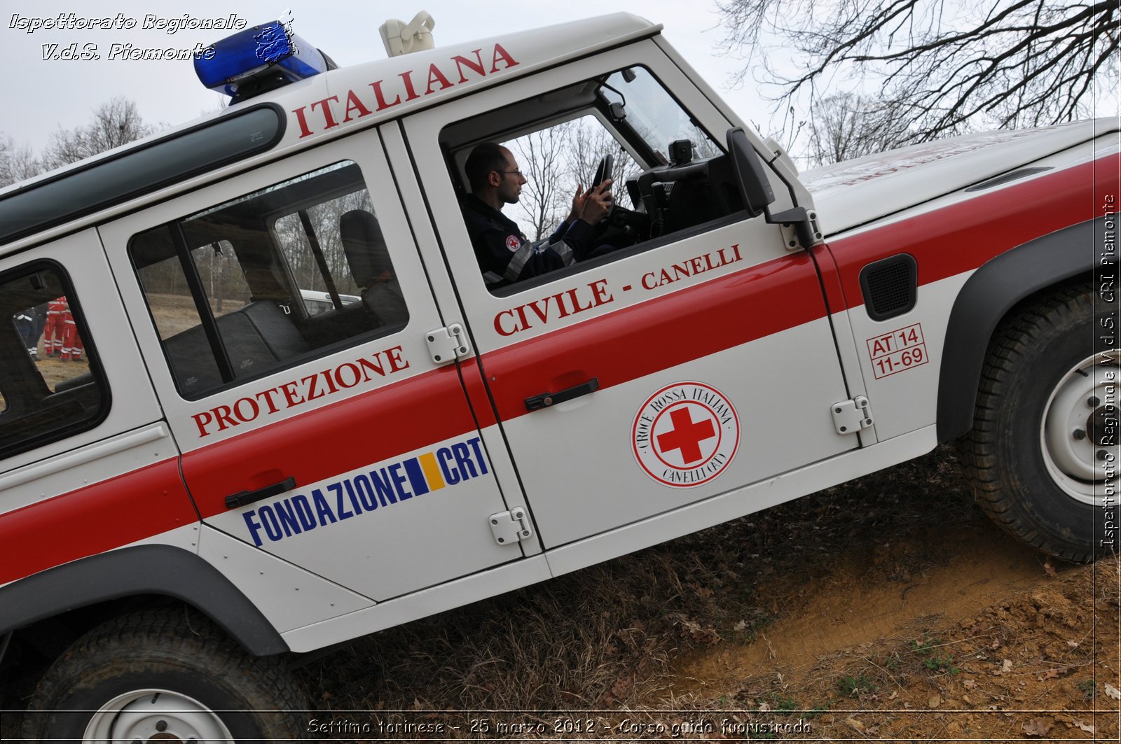 Settimo torinese - 25 marzo 2012 - Corso guida fuoristrada - Croce Rossa Italiana - Ispettorato Regionale Volontari del Soccorso Piemonte