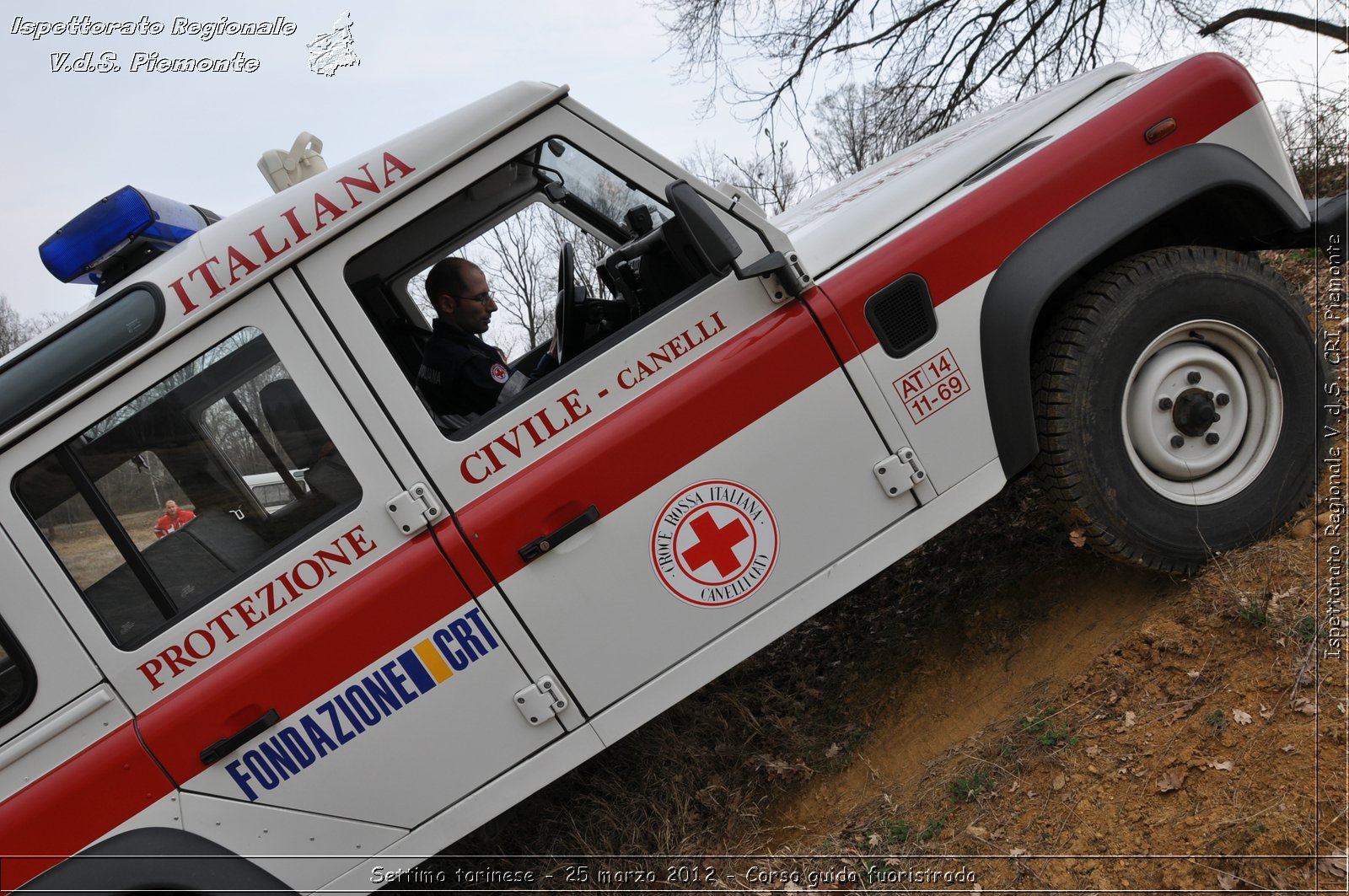 Settimo torinese - 25 marzo 2012 - Corso guida fuoristrada - Croce Rossa Italiana - Ispettorato Regionale Volontari del Soccorso Piemonte