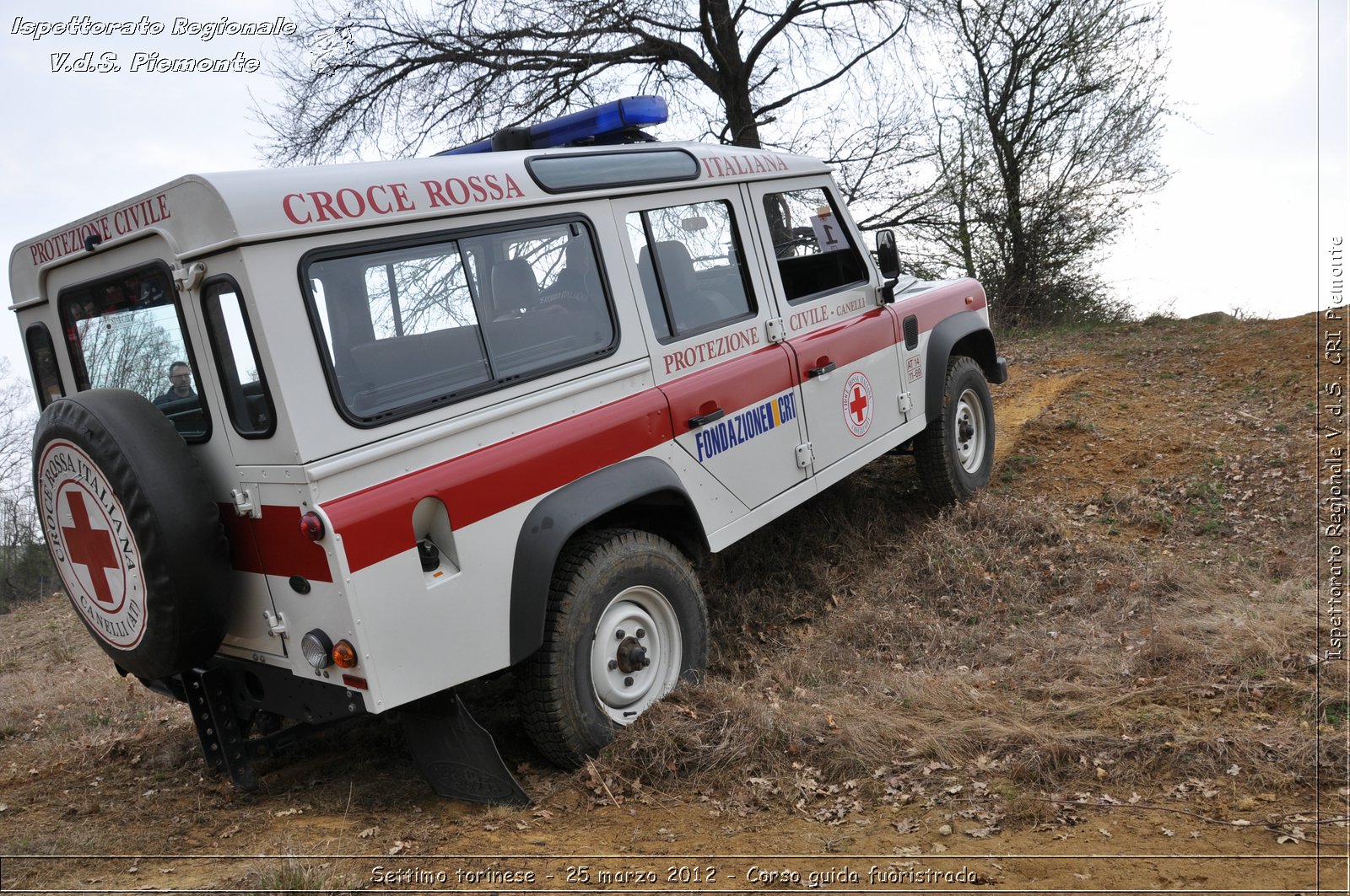 Settimo torinese - 25 marzo 2012 - Corso guida fuoristrada - Croce Rossa Italiana - Ispettorato Regionale Volontari del Soccorso Piemonte