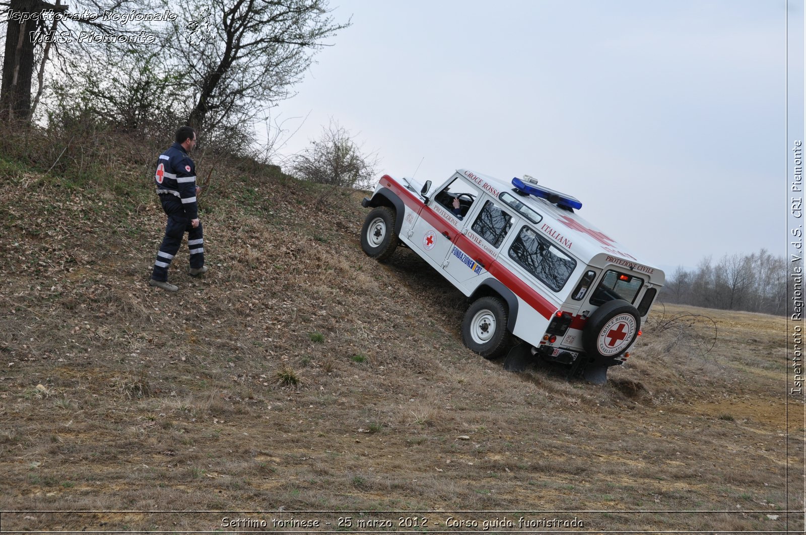 Settimo torinese - 25 marzo 2012 - Corso guida fuoristrada - Croce Rossa Italiana - Ispettorato Regionale Volontari del Soccorso Piemonte