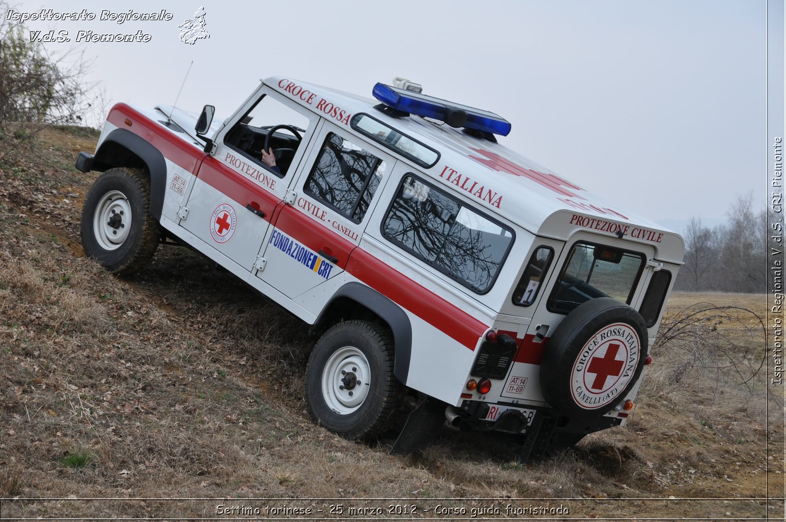 Settimo torinese - 25 marzo 2012 - Corso guida fuoristrada - Croce Rossa Italiana - Ispettorato Regionale Volontari del Soccorso Piemonte