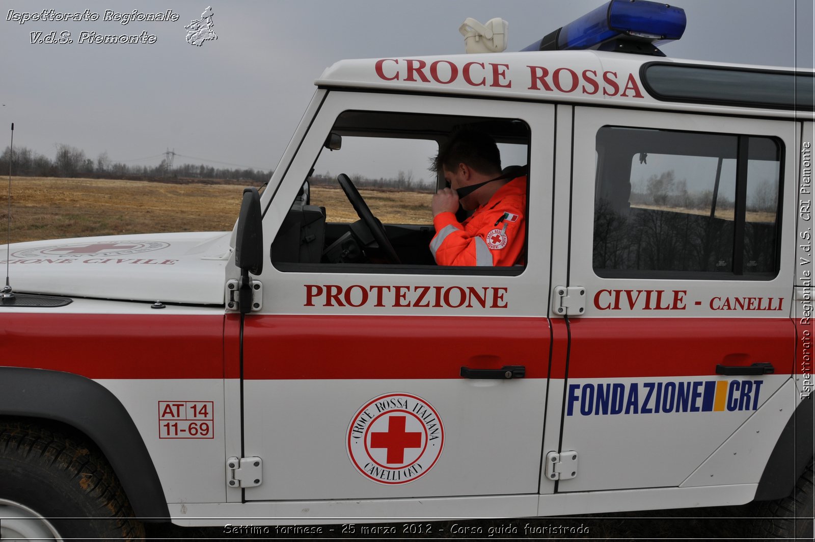 Settimo torinese - 25 marzo 2012 - Corso guida fuoristrada - Croce Rossa Italiana - Ispettorato Regionale Volontari del Soccorso Piemonte