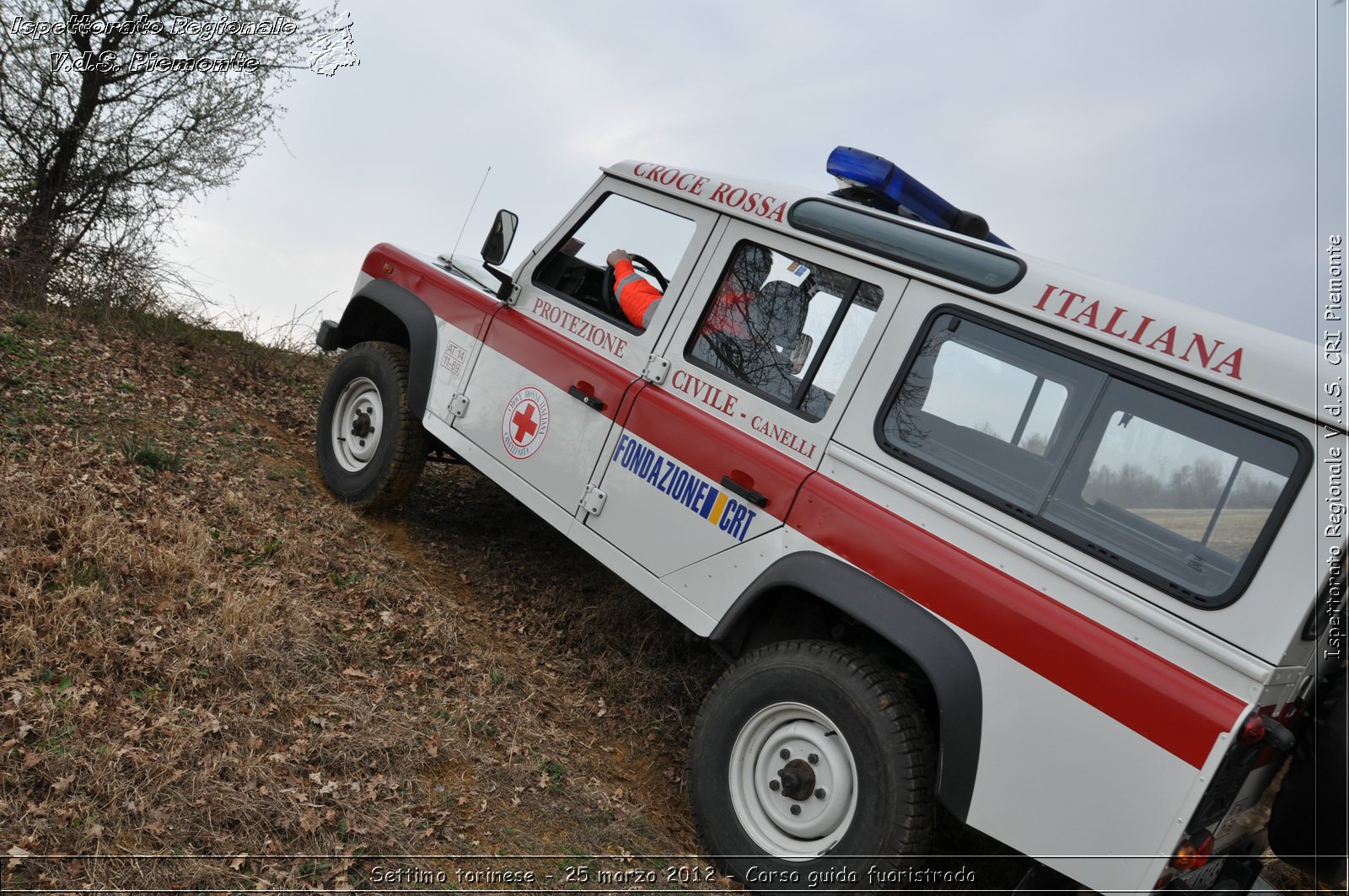 Settimo torinese - 25 marzo 2012 - Corso guida fuoristrada - Croce Rossa Italiana - Ispettorato Regionale Volontari del Soccorso Piemonte