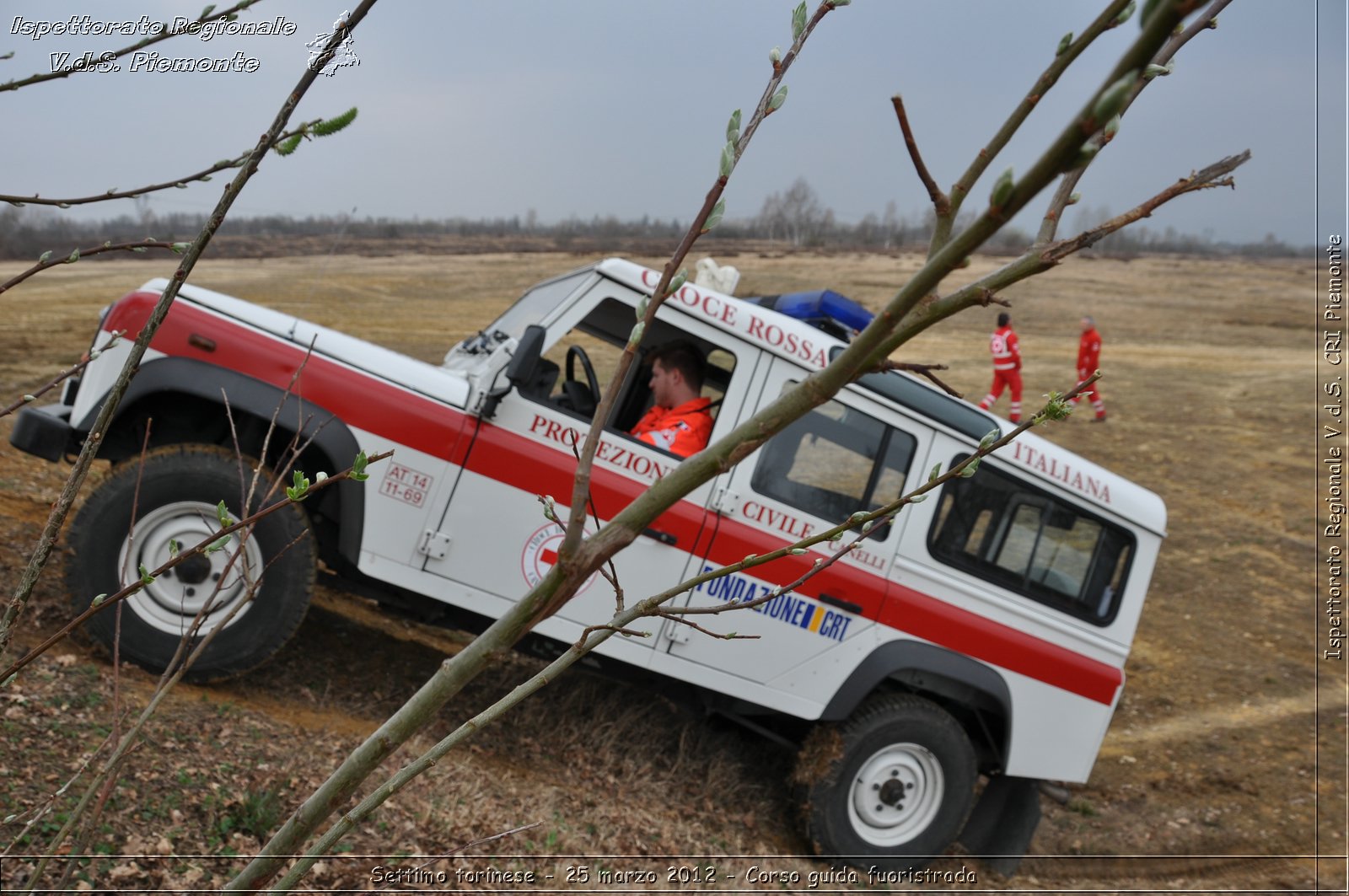 Settimo torinese - 25 marzo 2012 - Corso guida fuoristrada - Croce Rossa Italiana - Ispettorato Regionale Volontari del Soccorso Piemonte