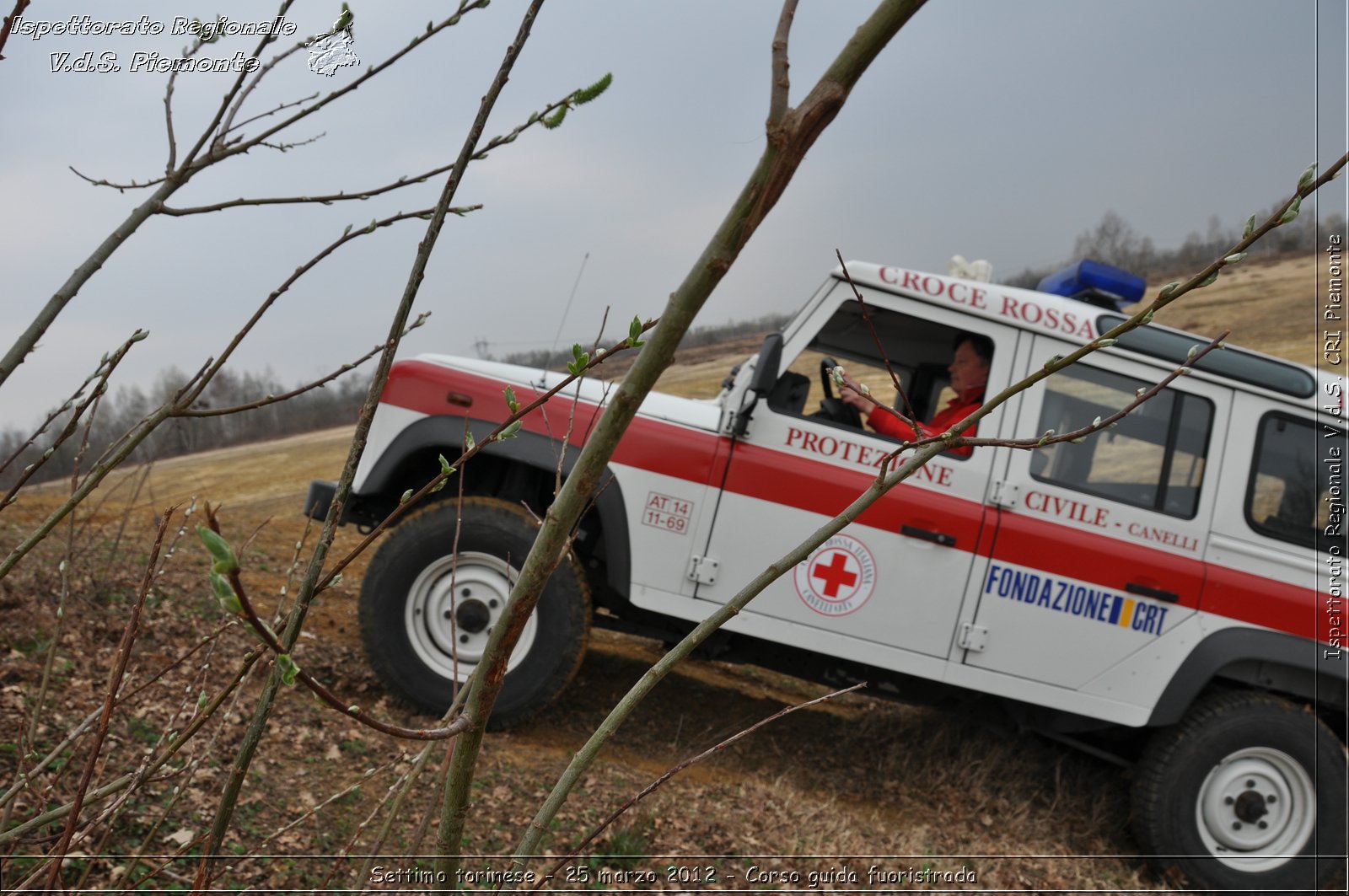 Settimo torinese - 25 marzo 2012 - Corso guida fuoristrada - Croce Rossa Italiana - Ispettorato Regionale Volontari del Soccorso Piemonte