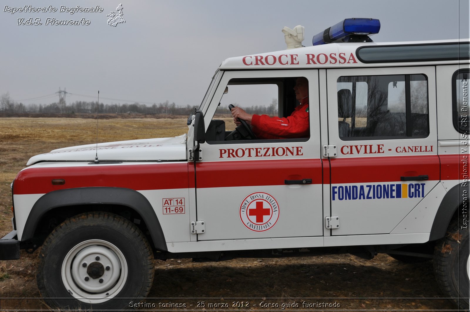 Settimo torinese - 25 marzo 2012 - Corso guida fuoristrada - Croce Rossa Italiana - Ispettorato Regionale Volontari del Soccorso Piemonte