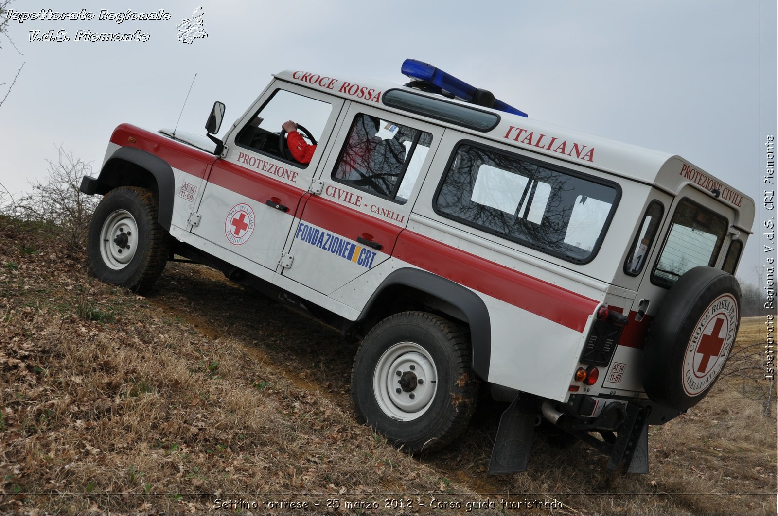 Settimo torinese - 25 marzo 2012 - Corso guida fuoristrada - Croce Rossa Italiana - Ispettorato Regionale Volontari del Soccorso Piemonte