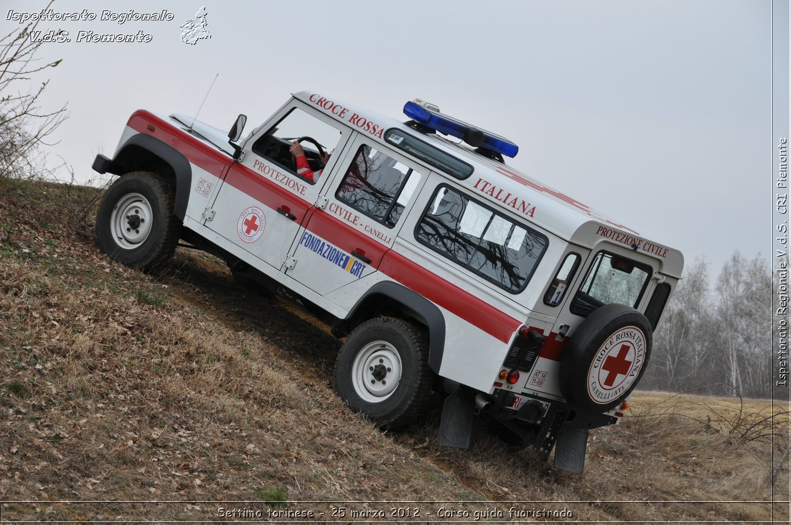 Settimo torinese - 25 marzo 2012 - Corso guida fuoristrada - Croce Rossa Italiana - Ispettorato Regionale Volontari del Soccorso Piemonte