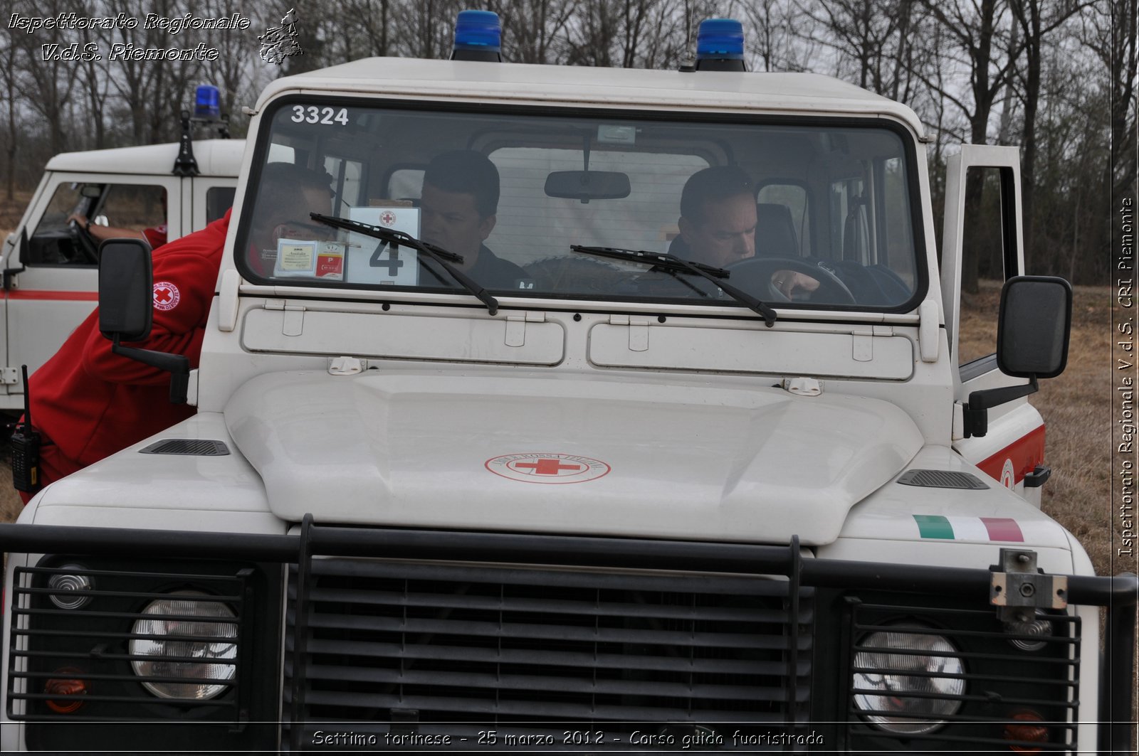 Settimo torinese - 25 marzo 2012 - Corso guida fuoristrada - Croce Rossa Italiana - Ispettorato Regionale Volontari del Soccorso Piemonte