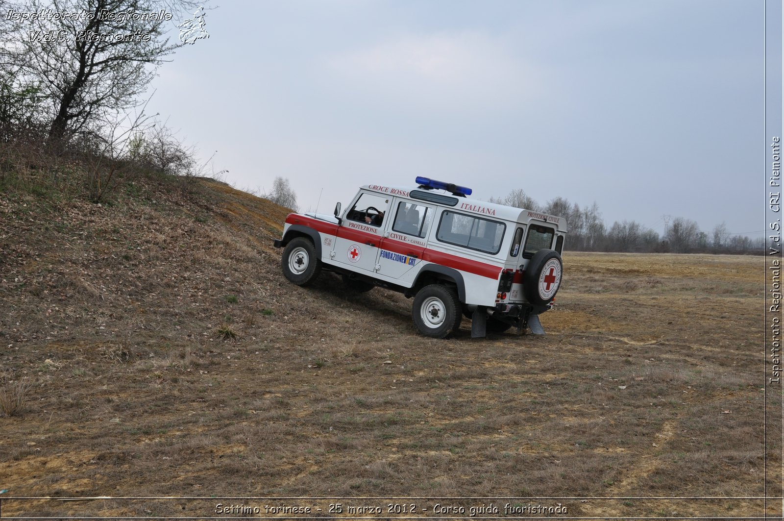 Settimo torinese - 25 marzo 2012 - Corso guida fuoristrada - Croce Rossa Italiana - Ispettorato Regionale Volontari del Soccorso Piemonte