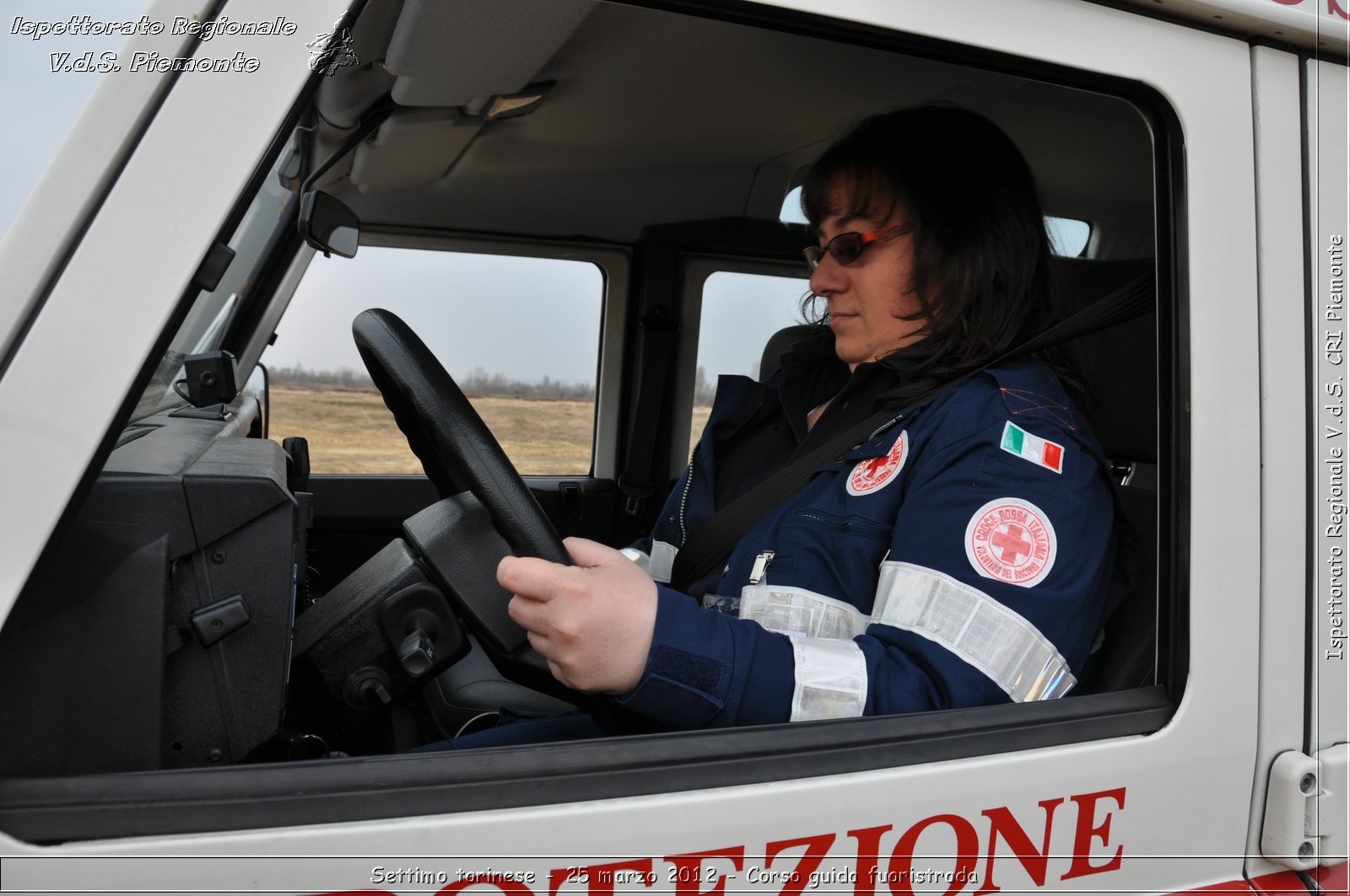 Settimo torinese - 25 marzo 2012 - Corso guida fuoristrada - Croce Rossa Italiana - Ispettorato Regionale Volontari del Soccorso Piemonte