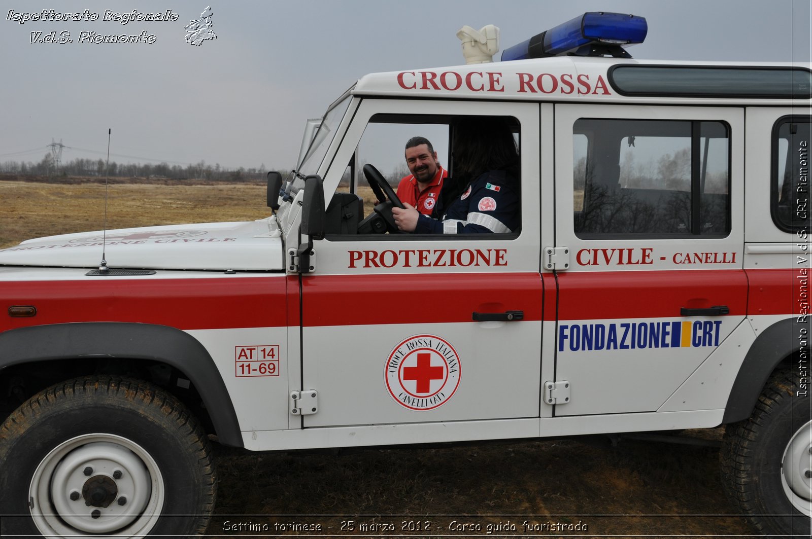 Settimo torinese - 25 marzo 2012 - Corso guida fuoristrada - Croce Rossa Italiana - Ispettorato Regionale Volontari del Soccorso Piemonte