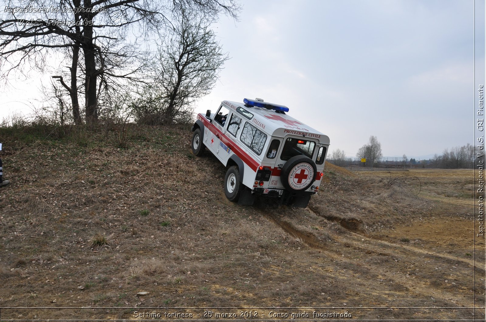 Settimo torinese - 25 marzo 2012 - Corso guida fuoristrada - Croce Rossa Italiana - Ispettorato Regionale Volontari del Soccorso Piemonte