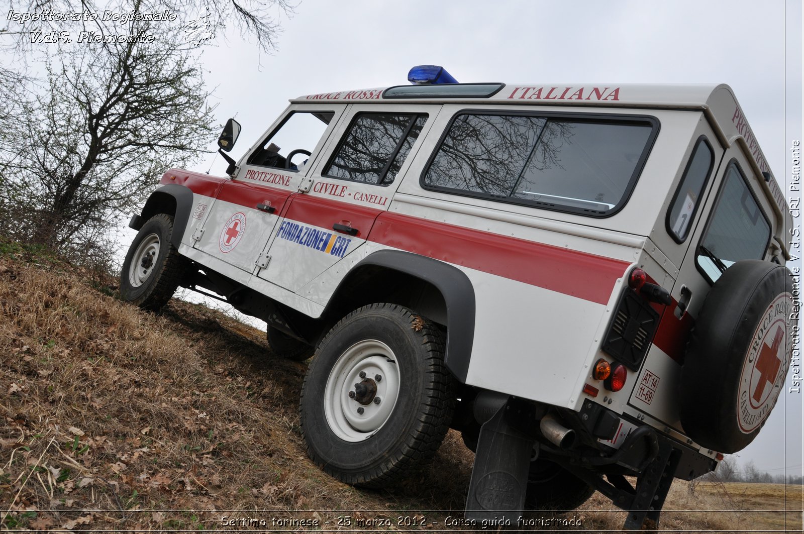 Settimo torinese - 25 marzo 2012 - Corso guida fuoristrada - Croce Rossa Italiana - Ispettorato Regionale Volontari del Soccorso Piemonte