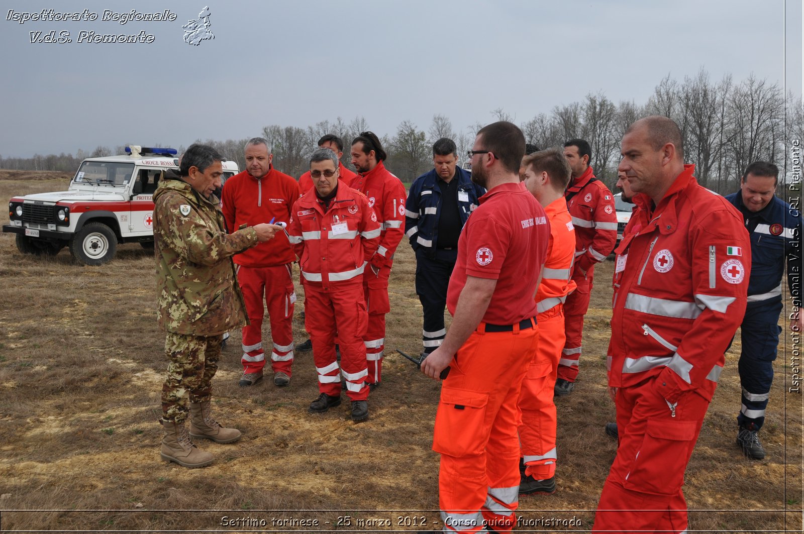 Settimo torinese - 25 marzo 2012 - Corso guida fuoristrada - Croce Rossa Italiana - Ispettorato Regionale Volontari del Soccorso Piemonte