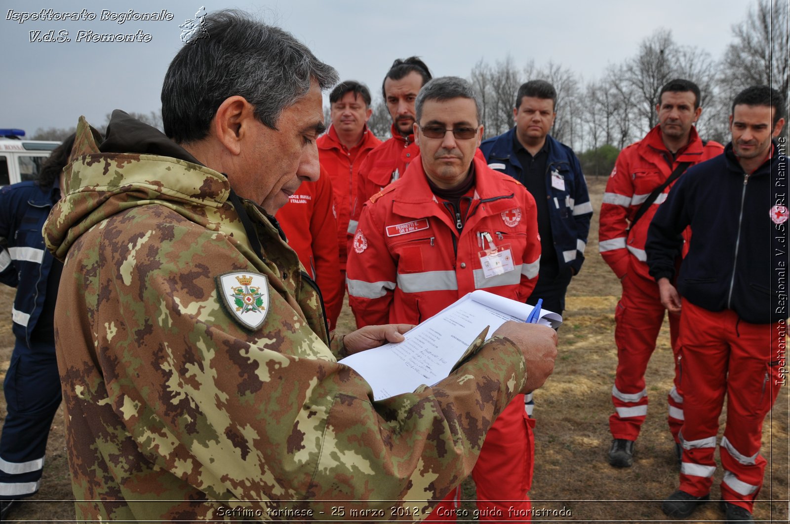 Settimo torinese - 25 marzo 2012 - Corso guida fuoristrada - Croce Rossa Italiana - Ispettorato Regionale Volontari del Soccorso Piemonte