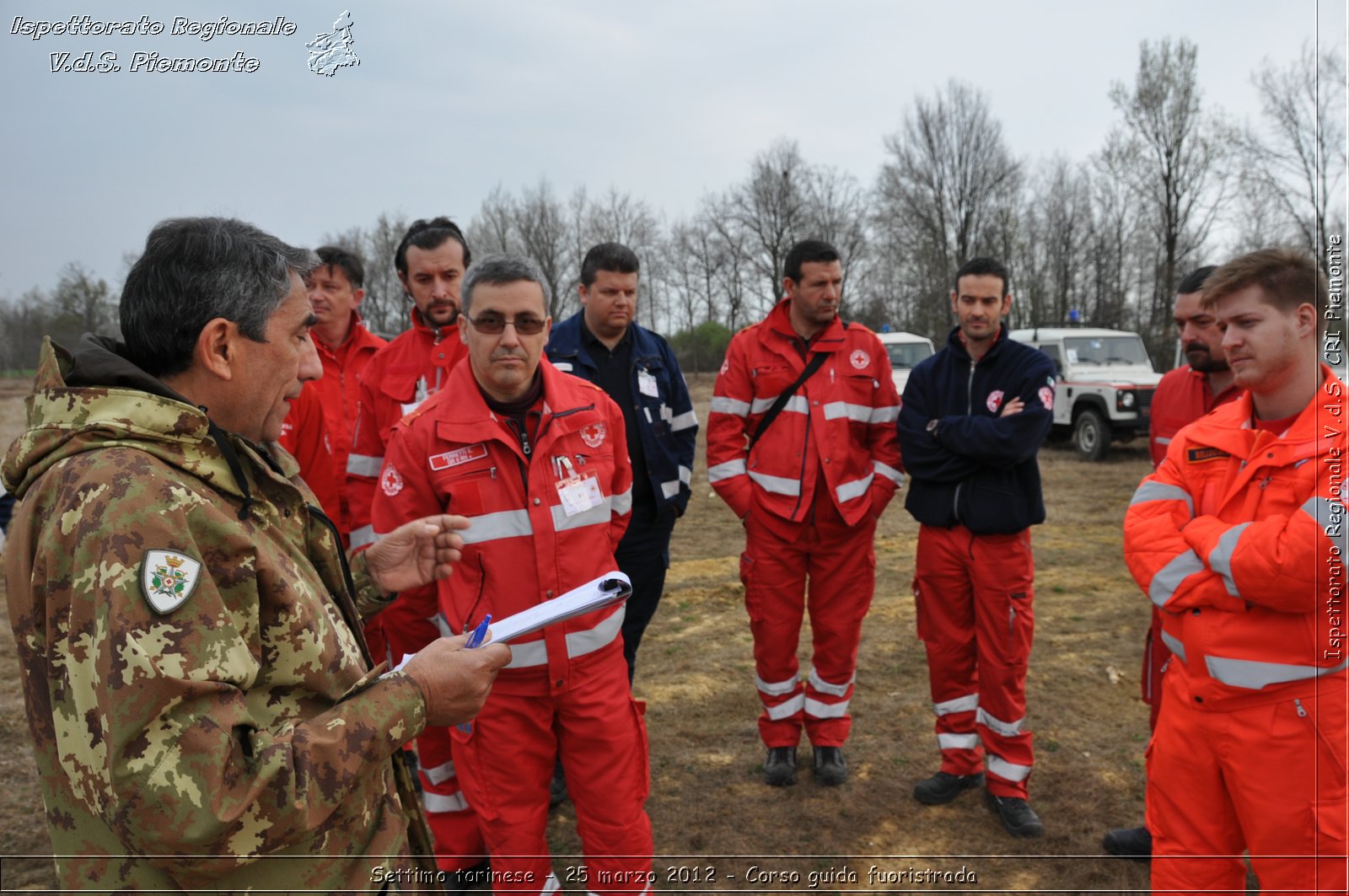 Settimo torinese - 25 marzo 2012 - Corso guida fuoristrada - Croce Rossa Italiana - Ispettorato Regionale Volontari del Soccorso Piemonte