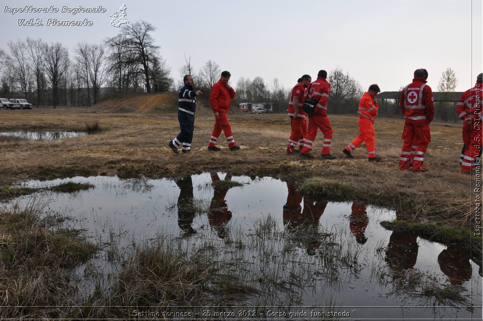 Settimo torinese - 25 marzo 2012 - Corso guida fuoristrada - Croce Rossa Italiana - Ispettorato Regionale Volontari del Soccorso Piemonte