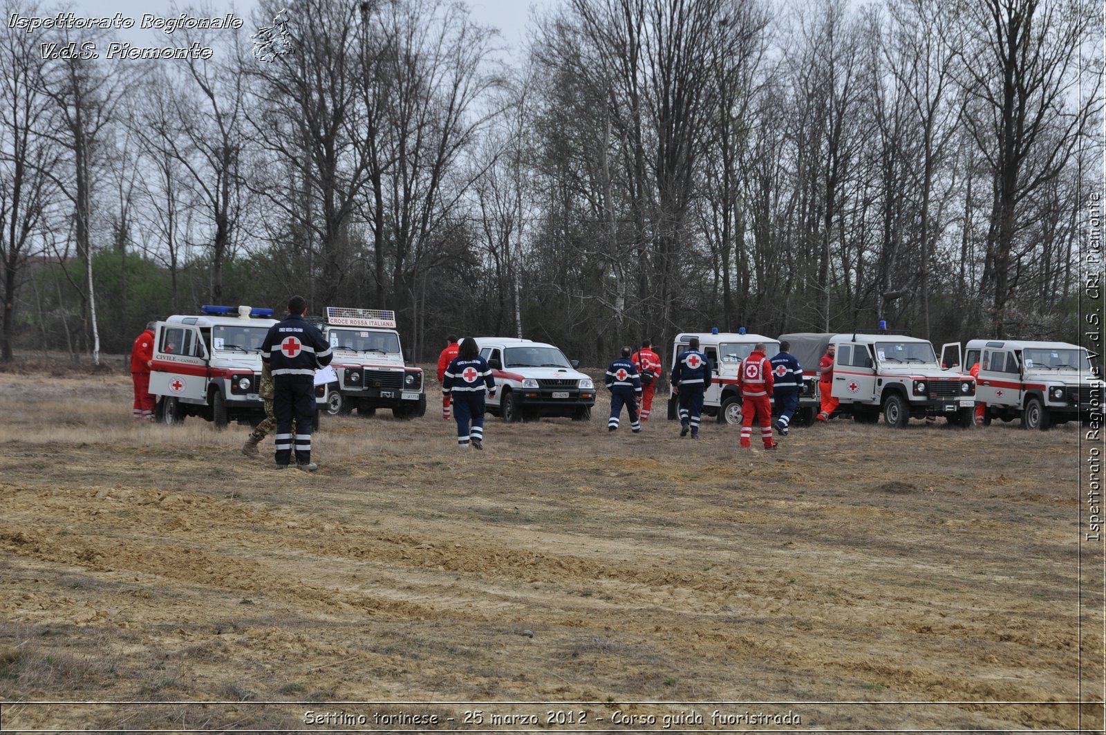 Settimo torinese - 25 marzo 2012 - Corso guida fuoristrada - Croce Rossa Italiana - Ispettorato Regionale Volontari del Soccorso Piemonte