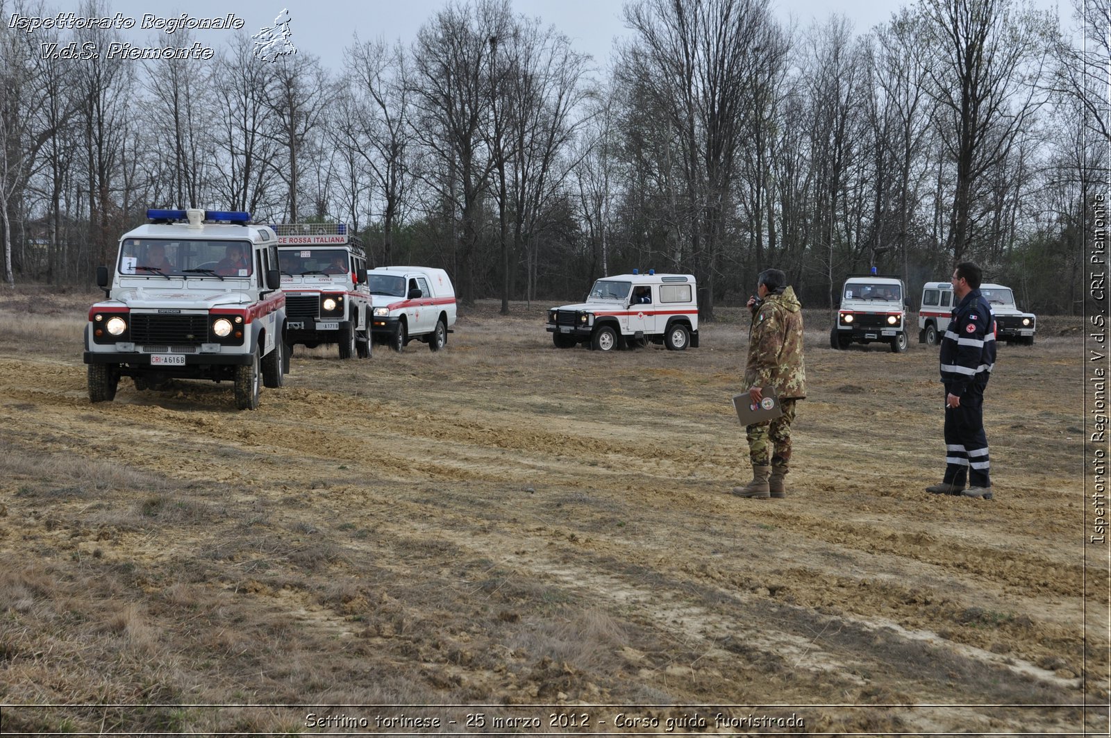 Settimo torinese - 25 marzo 2012 - Corso guida fuoristrada - Croce Rossa Italiana - Ispettorato Regionale Volontari del Soccorso Piemonte