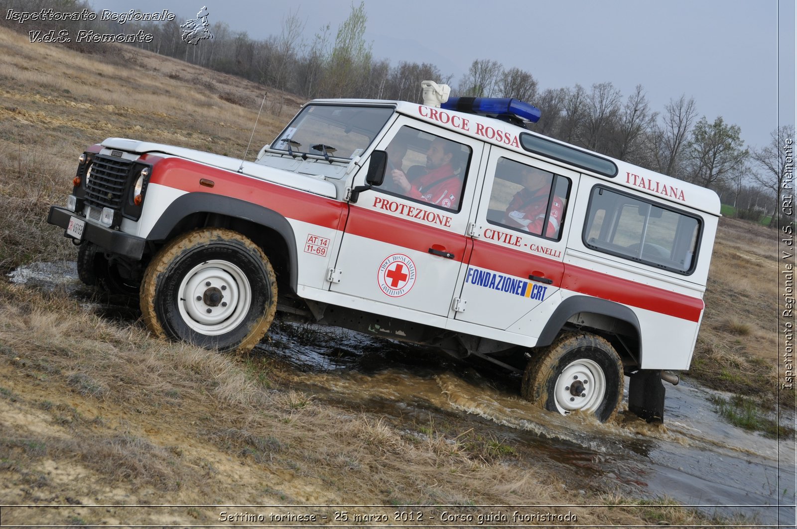 Settimo torinese - 25 marzo 2012 - Corso guida fuoristrada - Croce Rossa Italiana - Ispettorato Regionale Volontari del Soccorso Piemonte