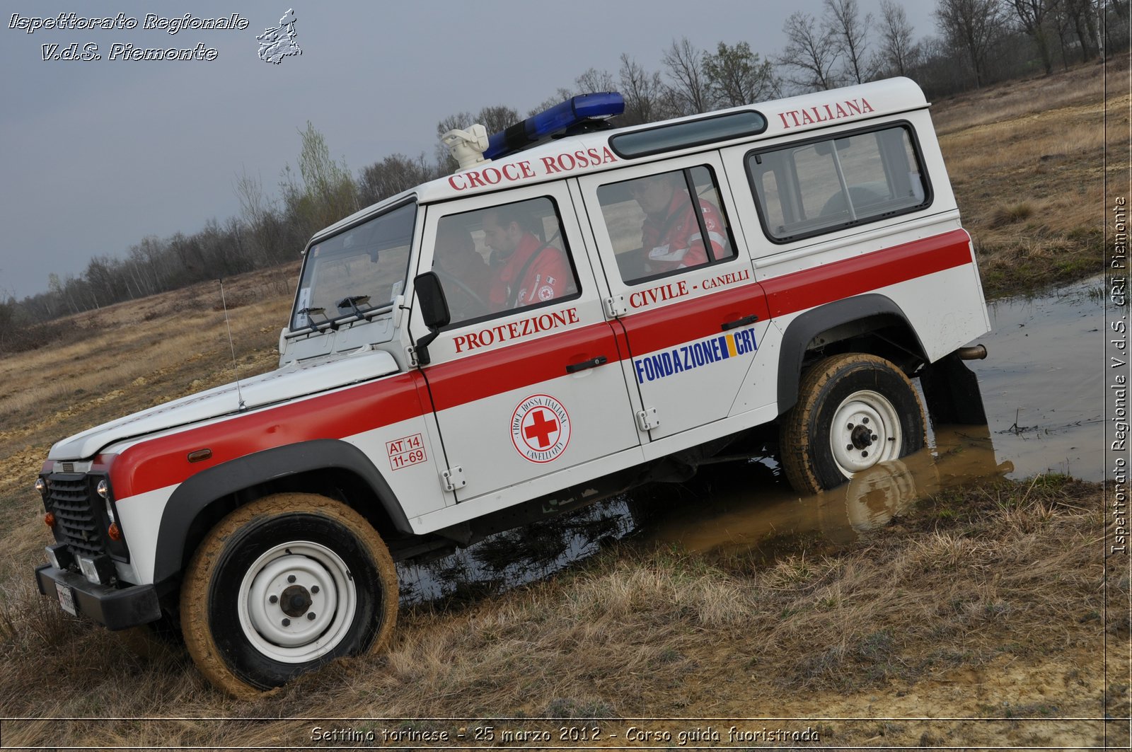 Settimo torinese - 25 marzo 2012 - Corso guida fuoristrada - Croce Rossa Italiana - Ispettorato Regionale Volontari del Soccorso Piemonte