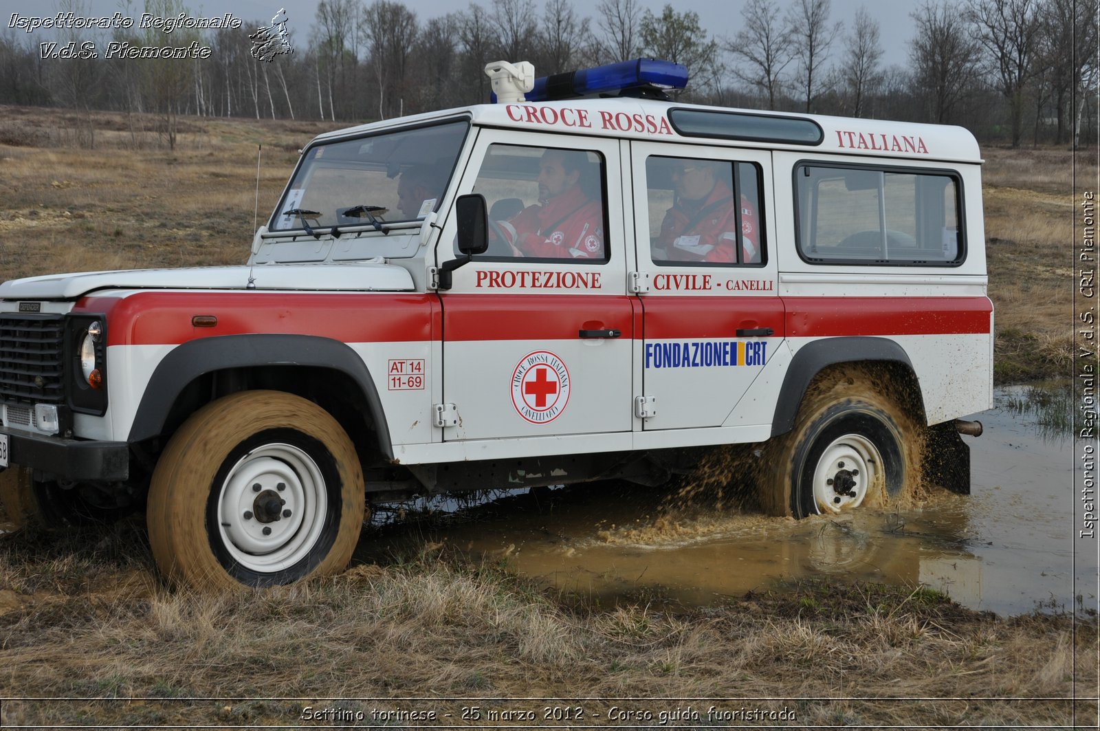 Settimo torinese - 25 marzo 2012 - Corso guida fuoristrada - Croce Rossa Italiana - Ispettorato Regionale Volontari del Soccorso Piemonte