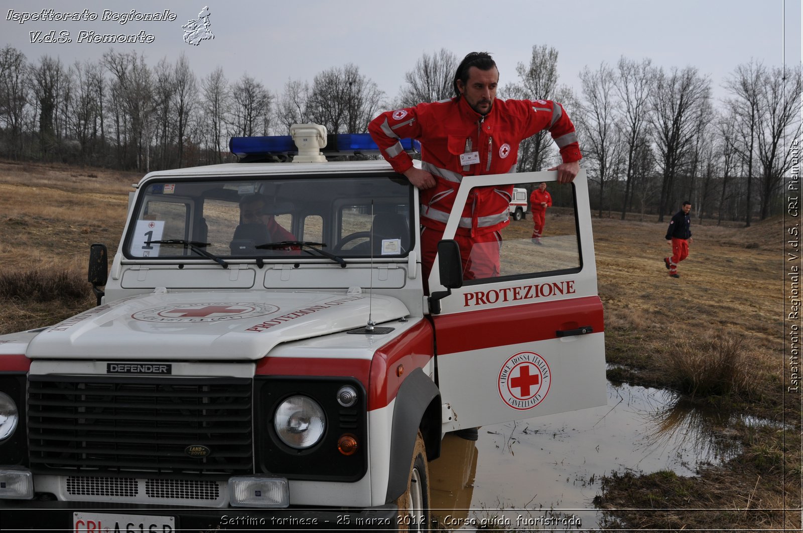 Settimo torinese - 25 marzo 2012 - Corso guida fuoristrada - Croce Rossa Italiana - Ispettorato Regionale Volontari del Soccorso Piemonte