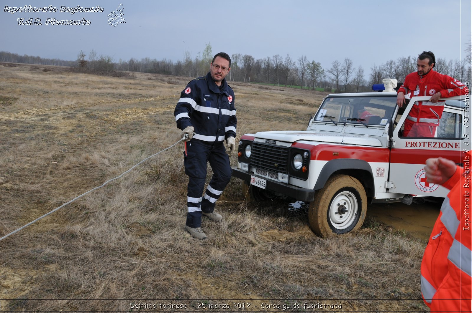 Settimo torinese - 25 marzo 2012 - Corso guida fuoristrada - Croce Rossa Italiana - Ispettorato Regionale Volontari del Soccorso Piemonte